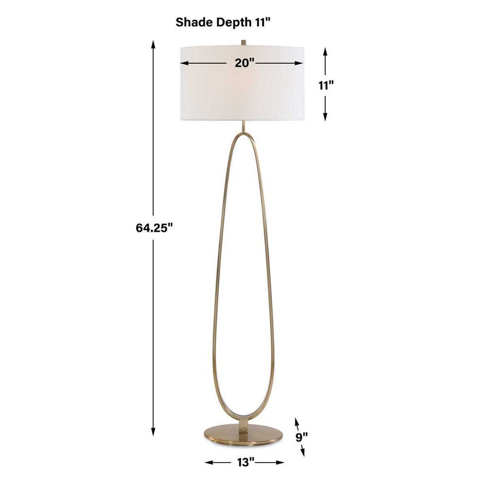 Uttermost Tordin Geometric Floor Lamp