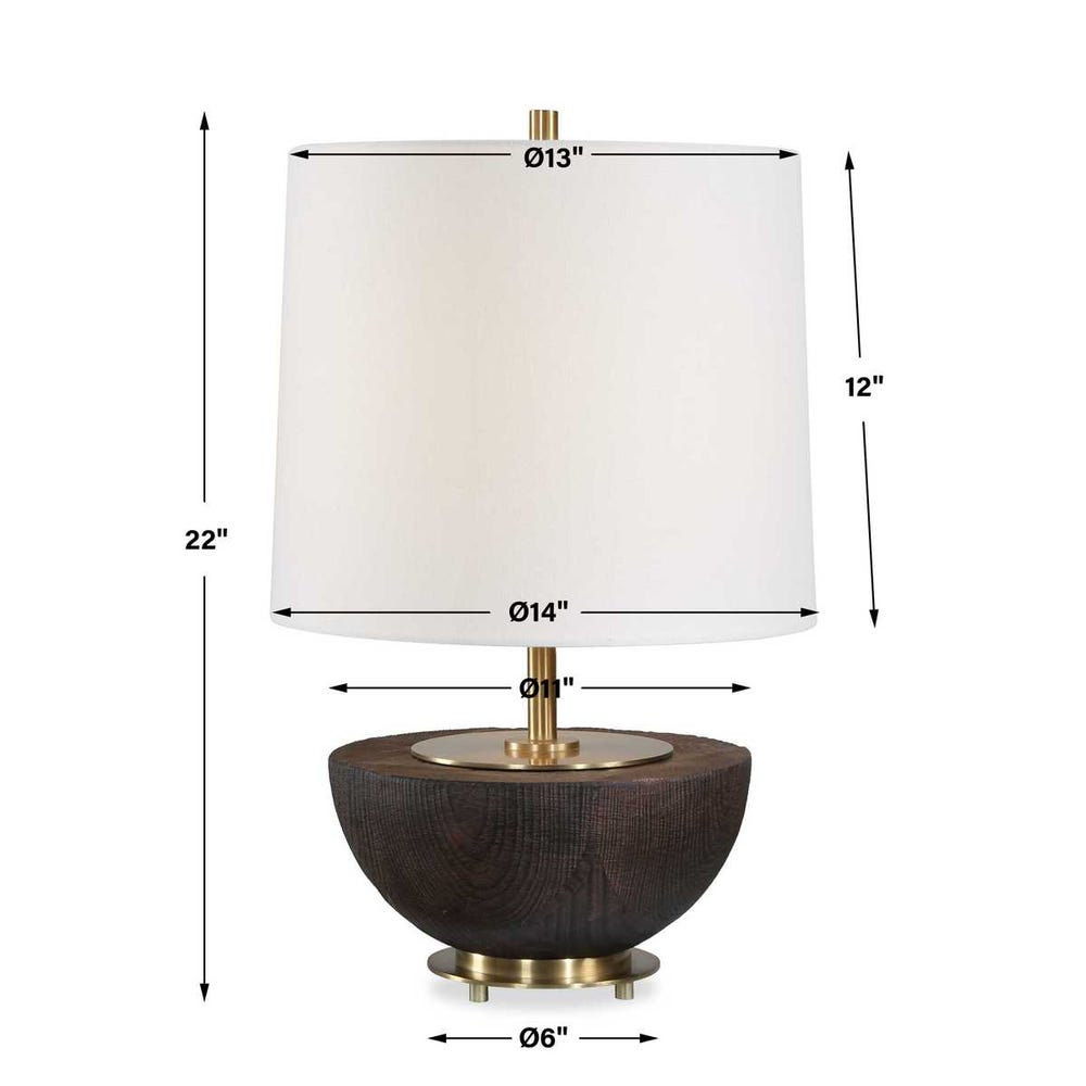 Uttermost Kalo Semi-Circular Table Lamp