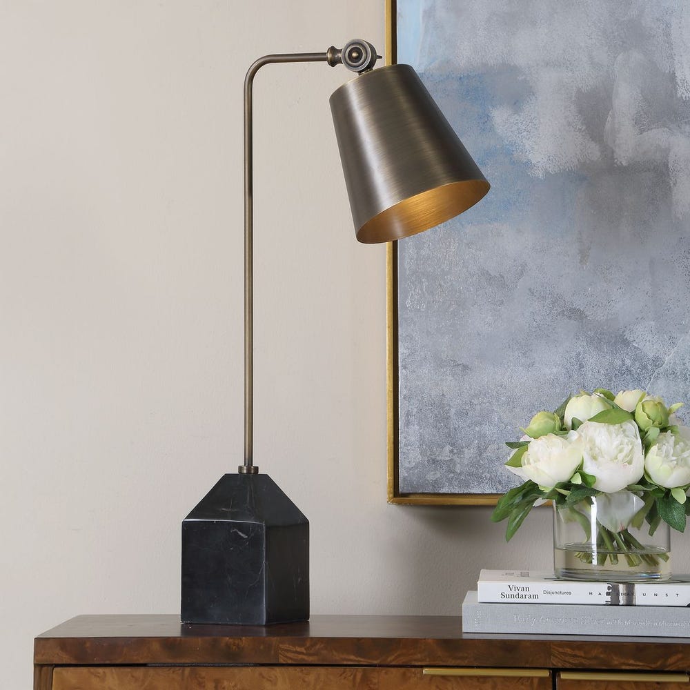 Uttermost Hutchinson Bronze Desk Lamp