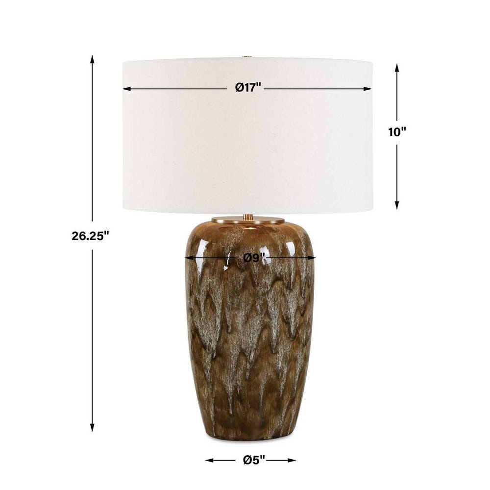 Uttermost Torrence Glazed Table Lamp