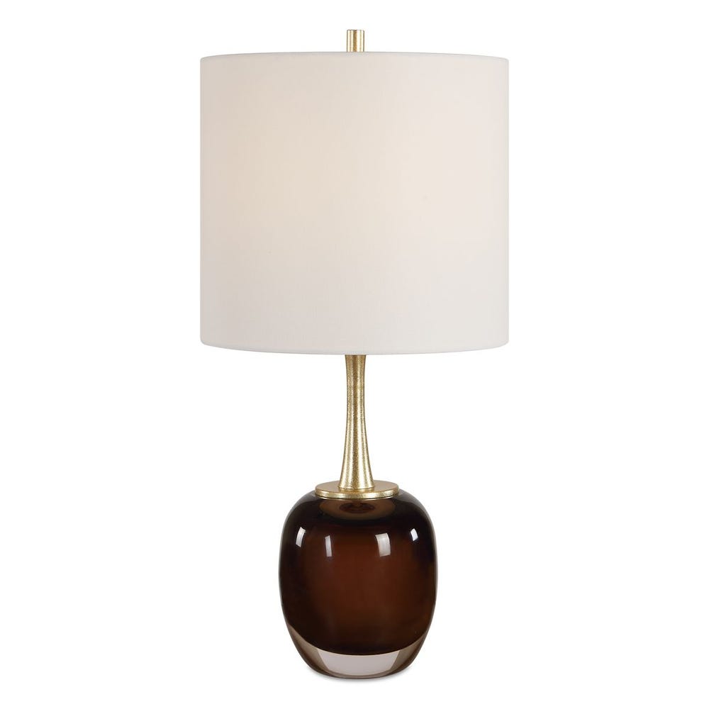 Uttermost Vannett Dark Amber Table Lamp