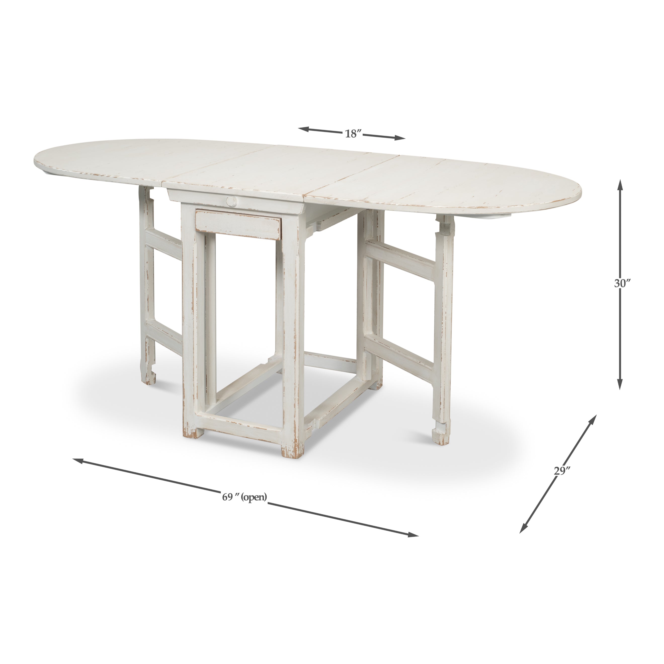 Charlie's Woodenhinge Dropleaf Table