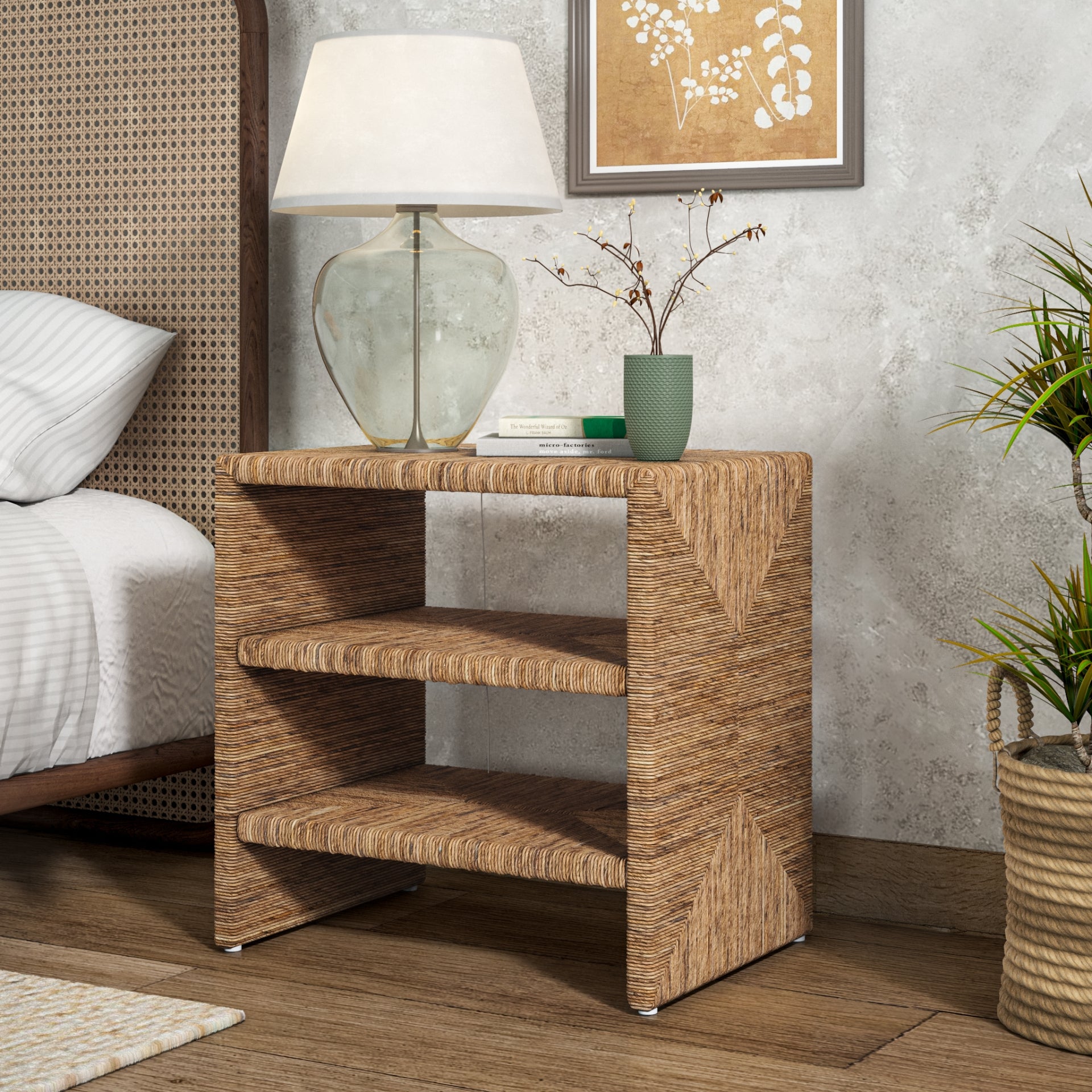 Kanza Abaca Side Table Side & End Tables NPD , Black Friday Sale NPD Furniture Sale, Old Bones Co, Mid Century Furniture Sale, Four Hands Furniture, Black Friday Sale Kanza Abaca Side Table,Gus Sale, Perigold Kanza Abaca Side Table Side & End Tables Black Friday Sale , Perigold Sale Kanza Abaca Side Table,Kanza Abaca Side Table Lulu and Georgia, Burke Decor Sale Kanza Abaca Side Table, www.oldbonesco.com