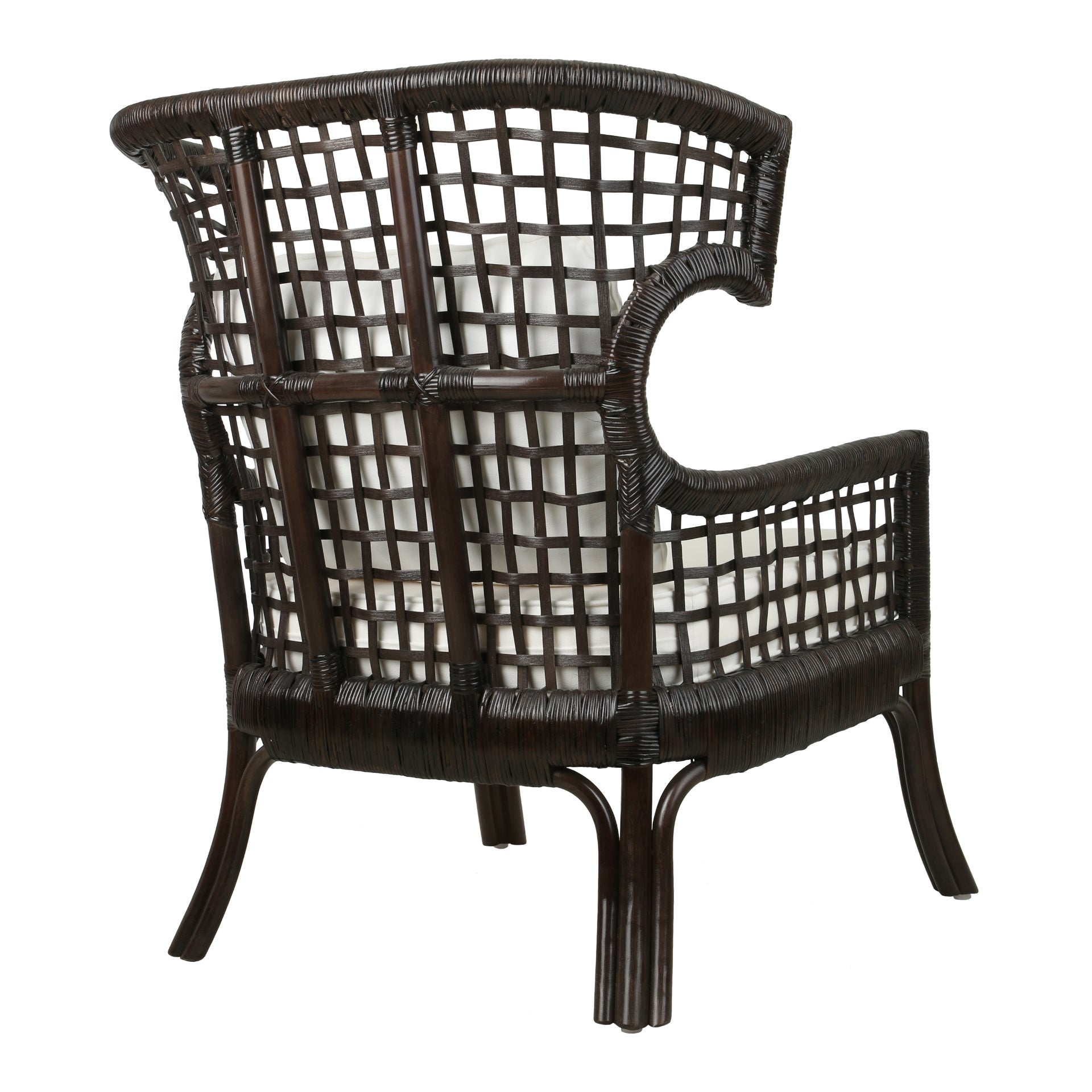 Zelma Rattan Accent Arm Chair