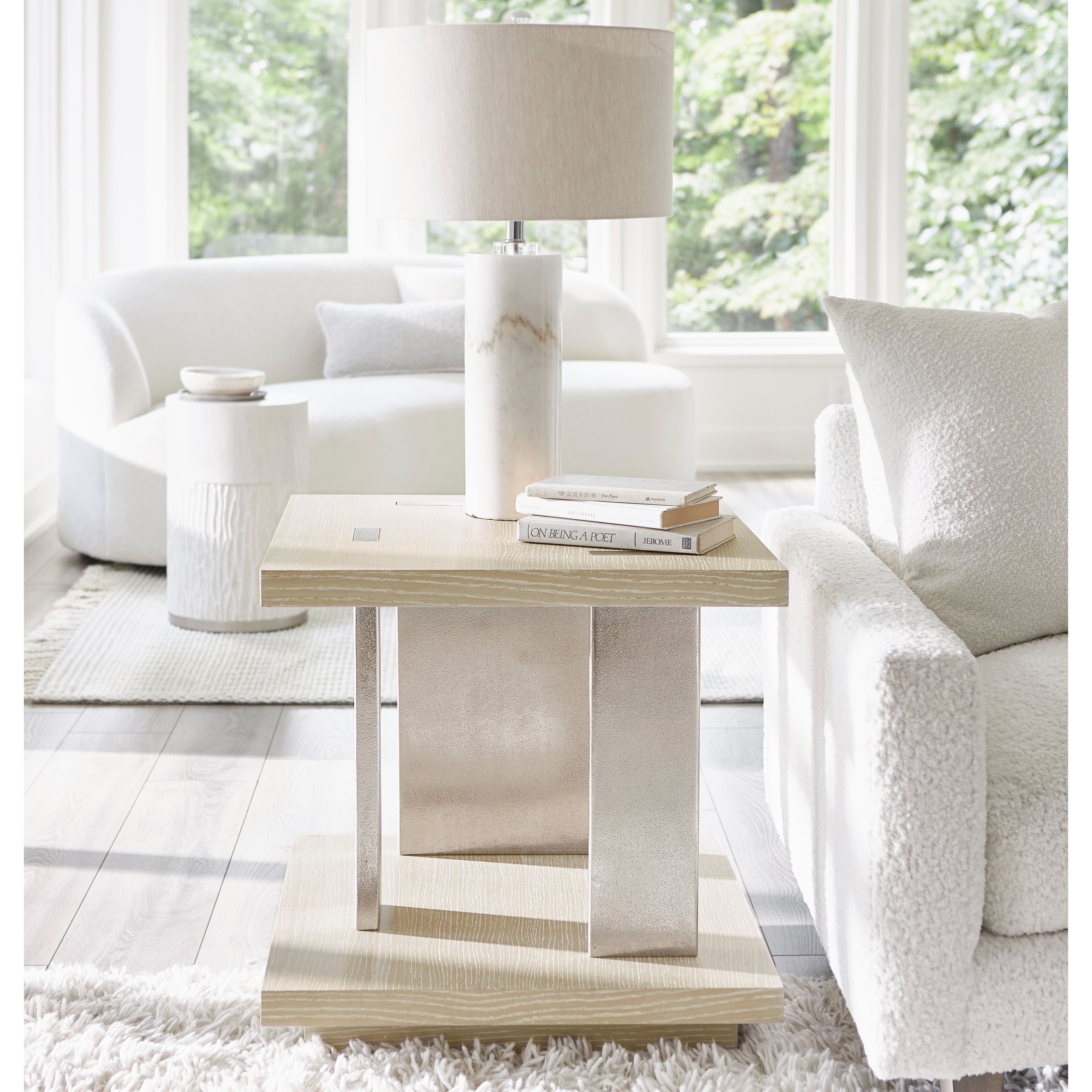 Solaria Square Side Table by Bernhardt