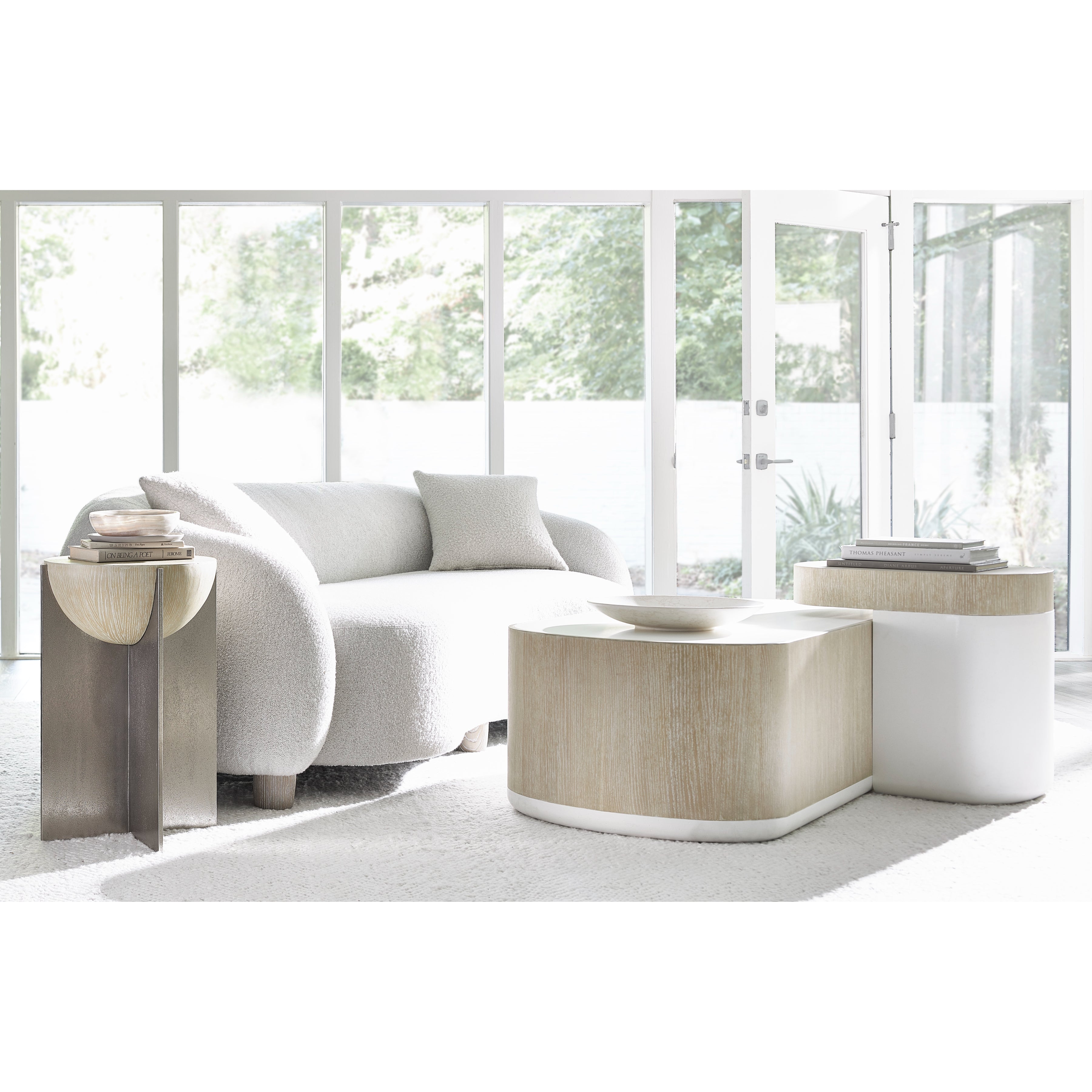 Solaria Aluminum Base Accent Table by Bernhardt