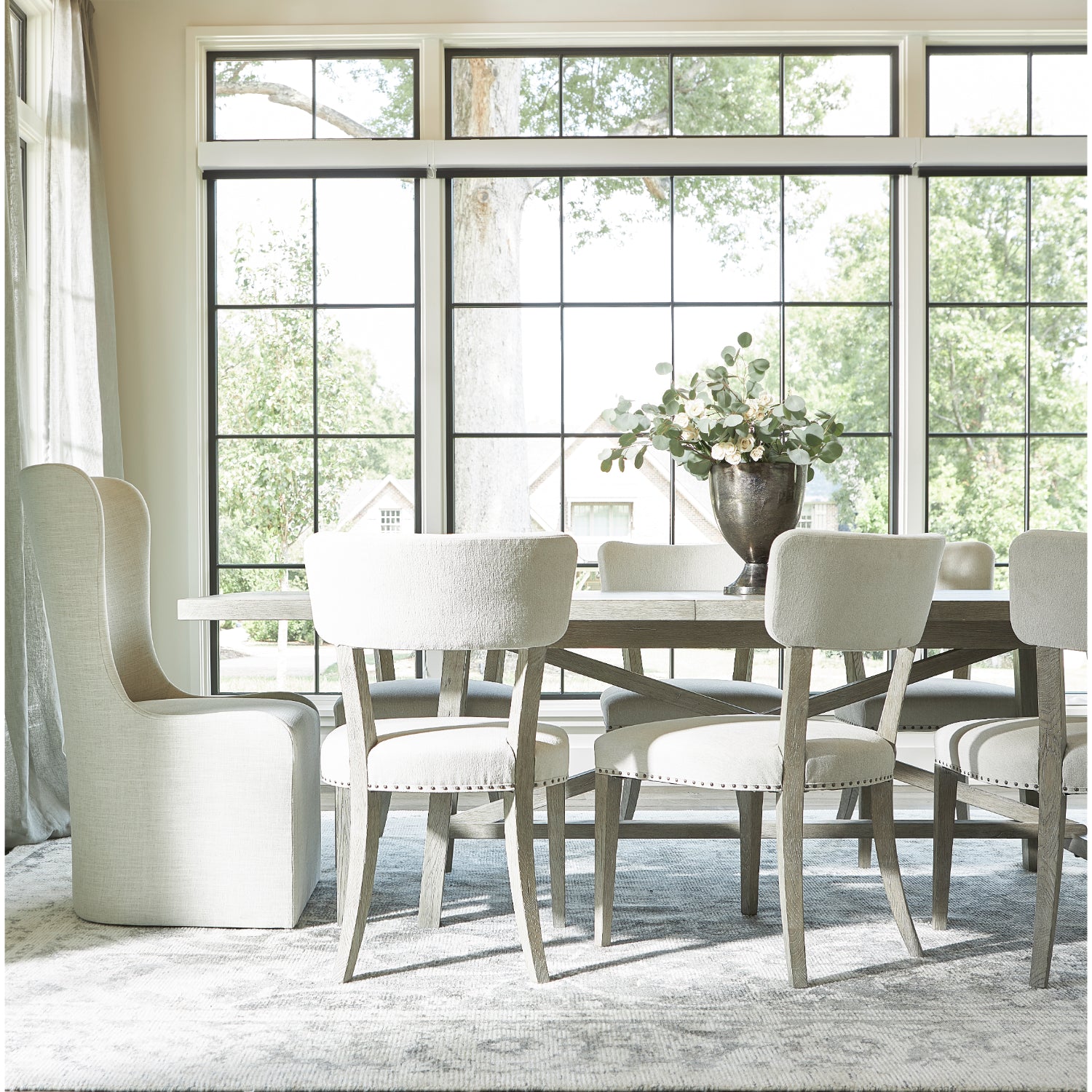 Albion Fully Upholstered Side Chair by Bernhardt