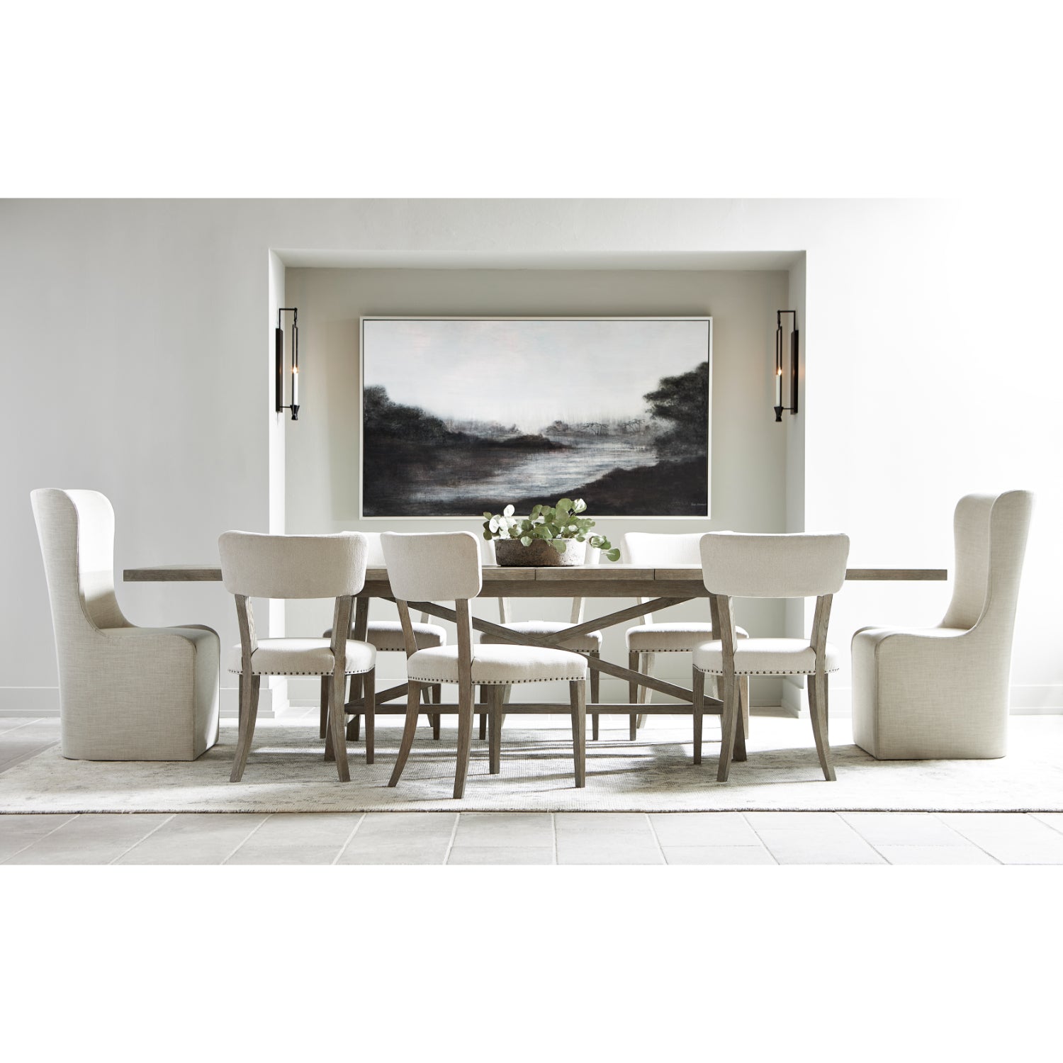 Albion Fully Upholstered Side Chair by Bernhardt