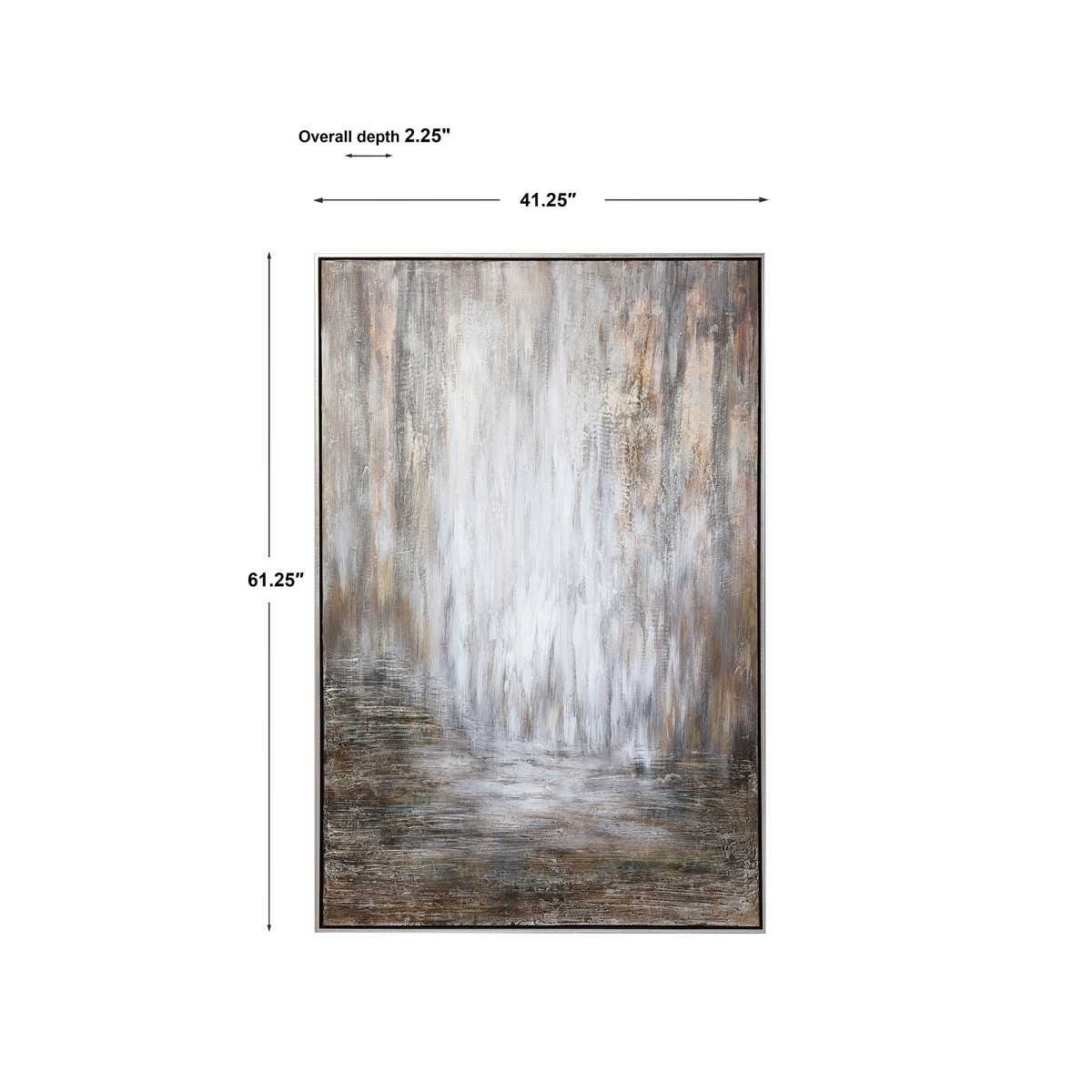 Uttermost Desert Rain Hand Painted Abstract Art