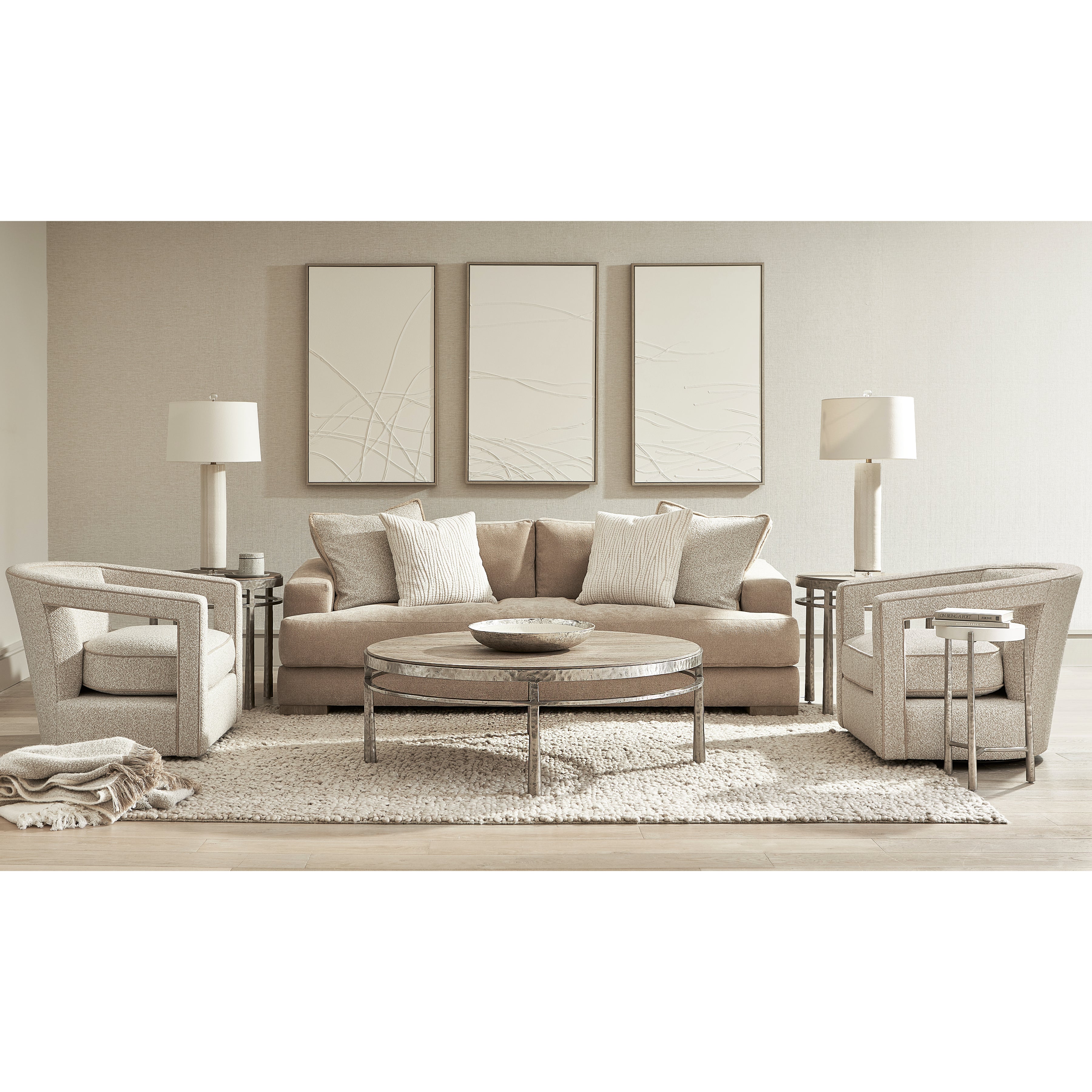Aventura Faux Stone Accent Table by Bernhardt