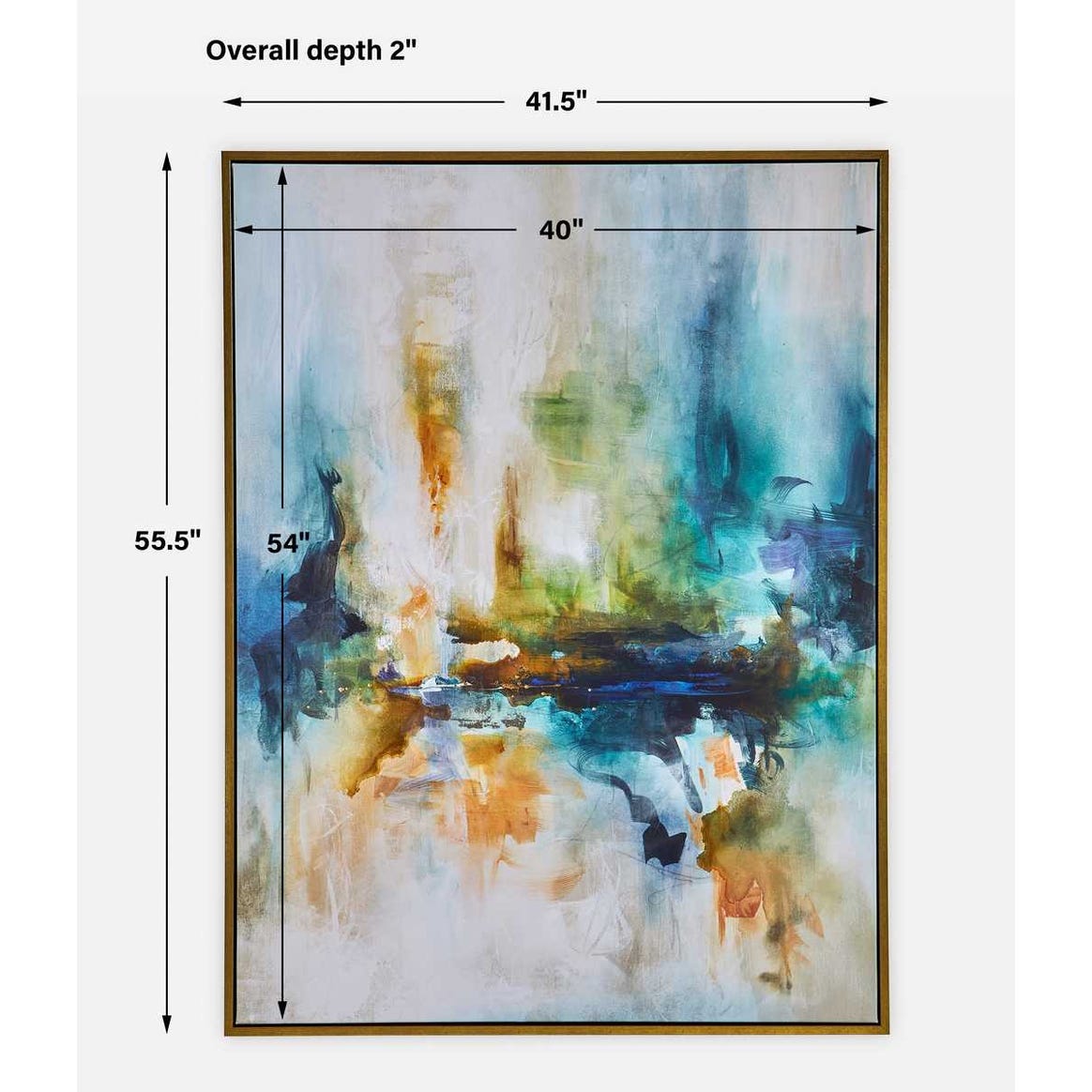 Uttermost Excursion Framed Abstract Art
