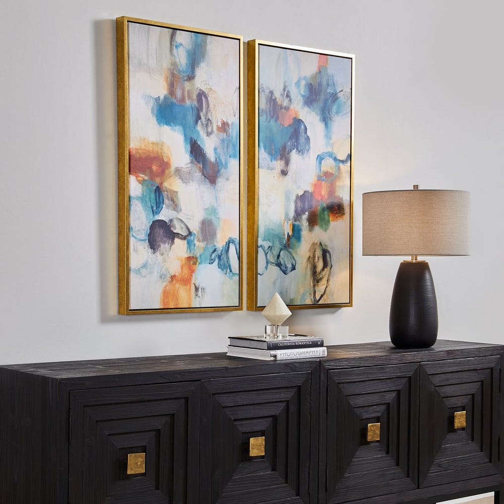 Uttermost Casual Moments Framed Abstract Art - Set of 2