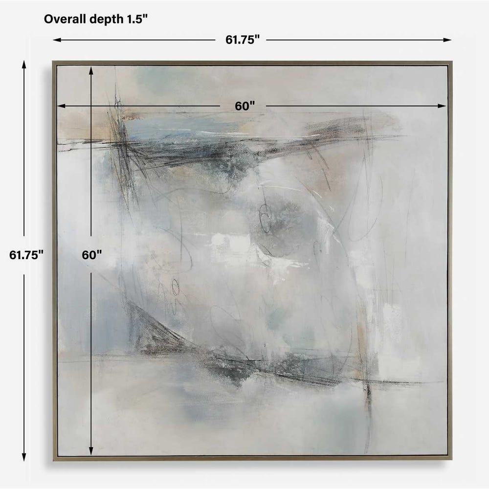 Uttermost Contort Hand Painted Abstract Art
