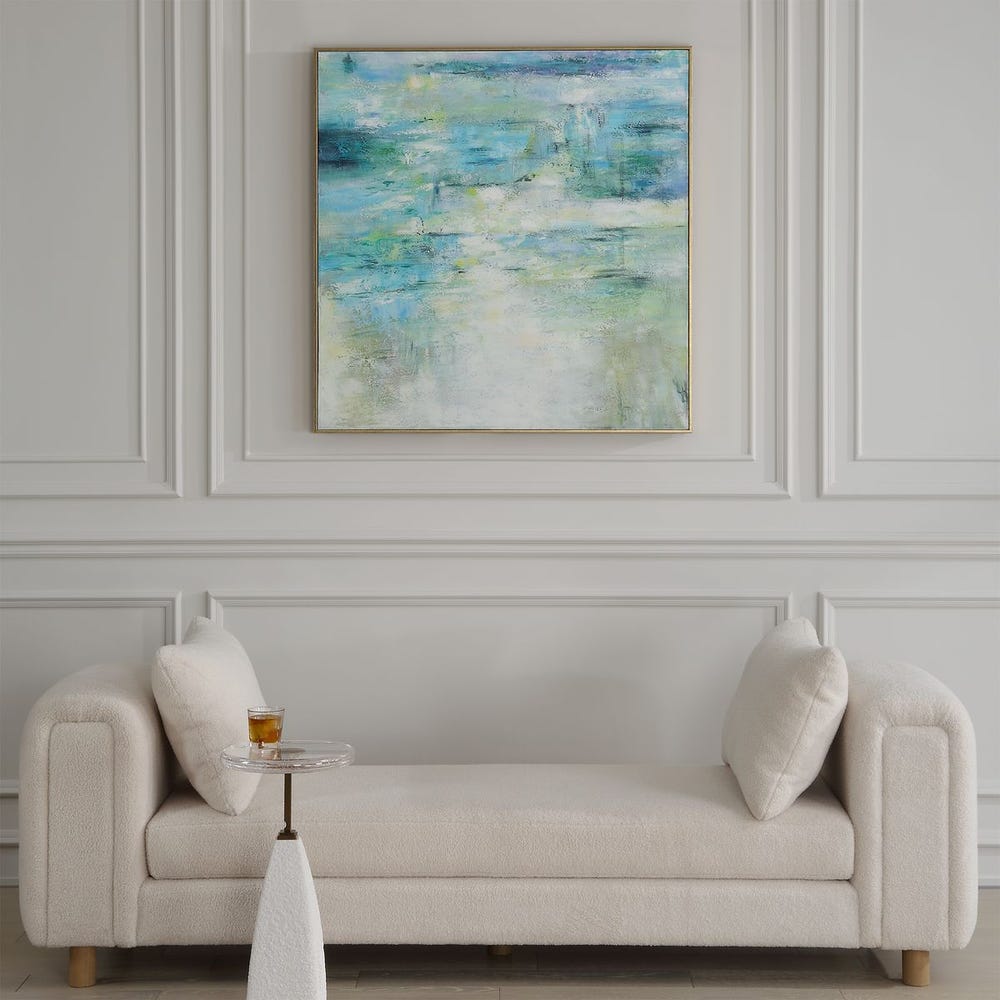 Uttermost Blissful Hand Painted Abstract Art