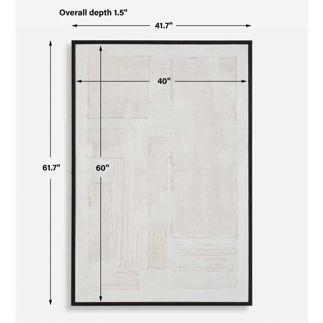 Uttermost Clean Slate Hand Painted Canvas