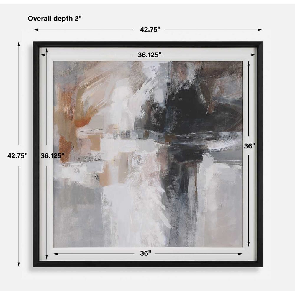 Uttermost Wings Neutral Abstract Framed Print