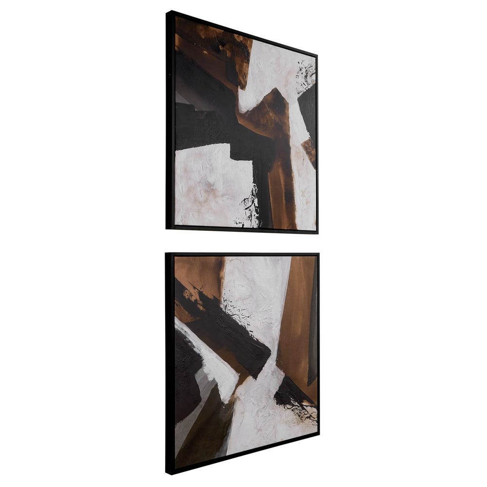 Uttermost Tactile Inspiration Framed Abstract Art - Set of 2