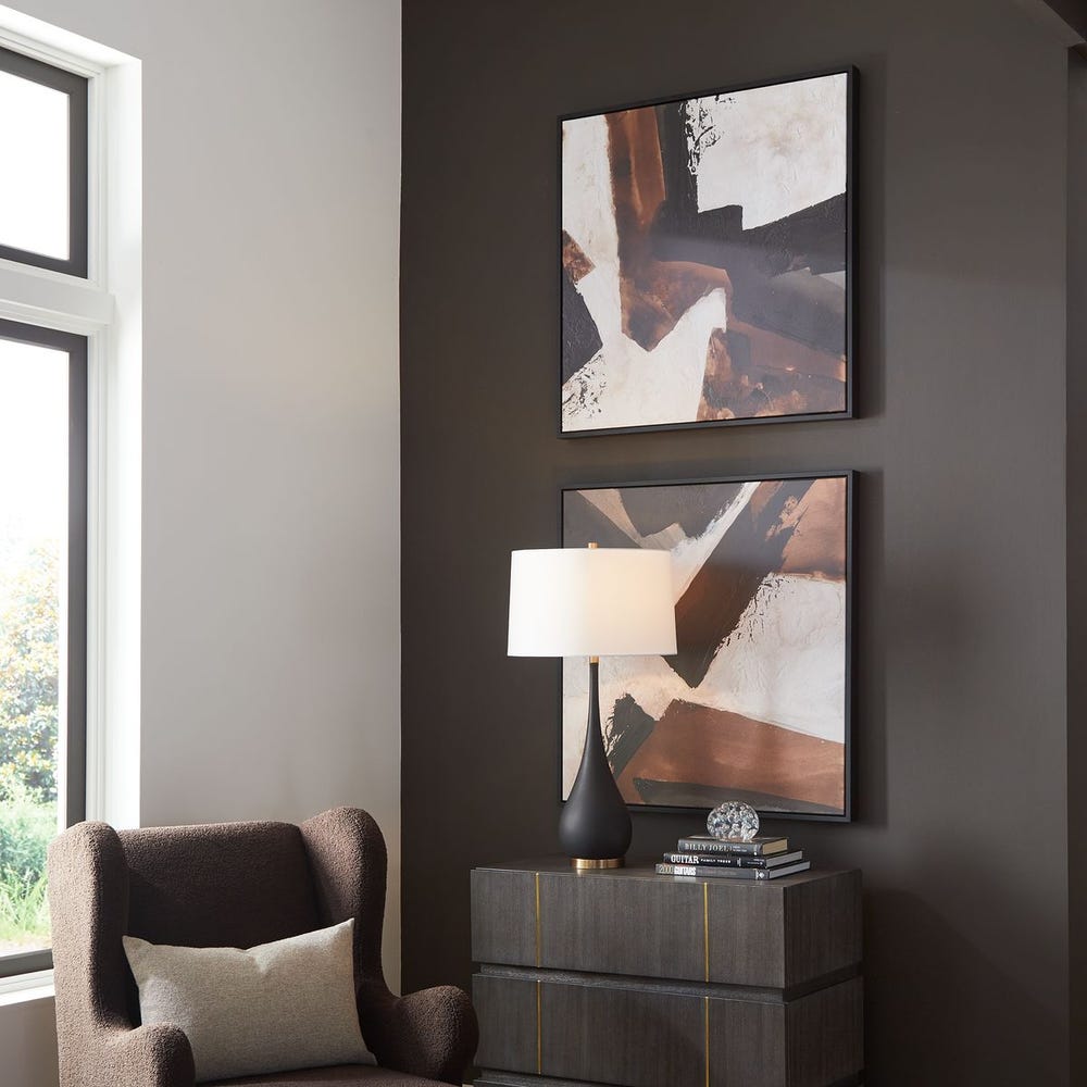 Uttermost Tactile Inspiration Framed Abstract Art - Set of 2