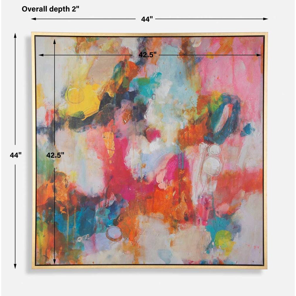 Uttermost A Colorful Mindset Framed Abstract Art