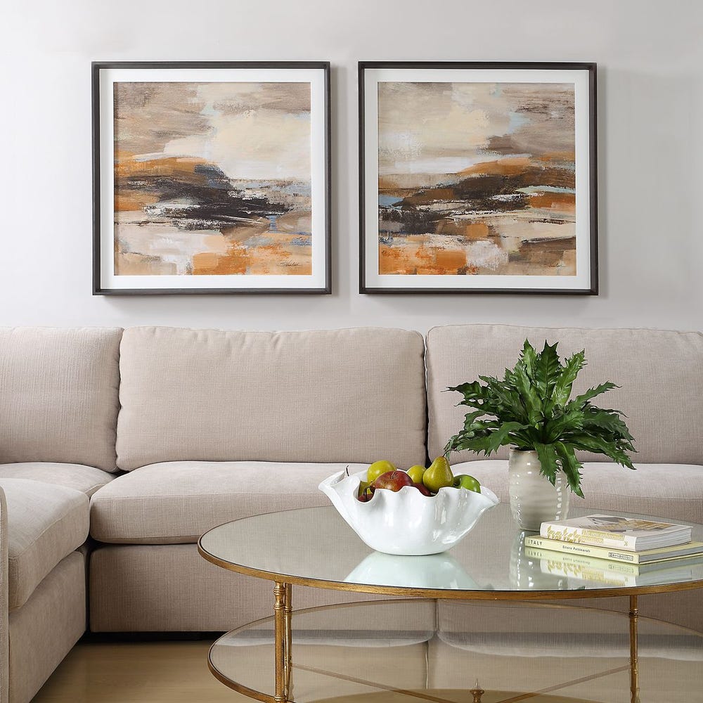 Uttermost Cinnamon Shore Framed Prints - Set of 2