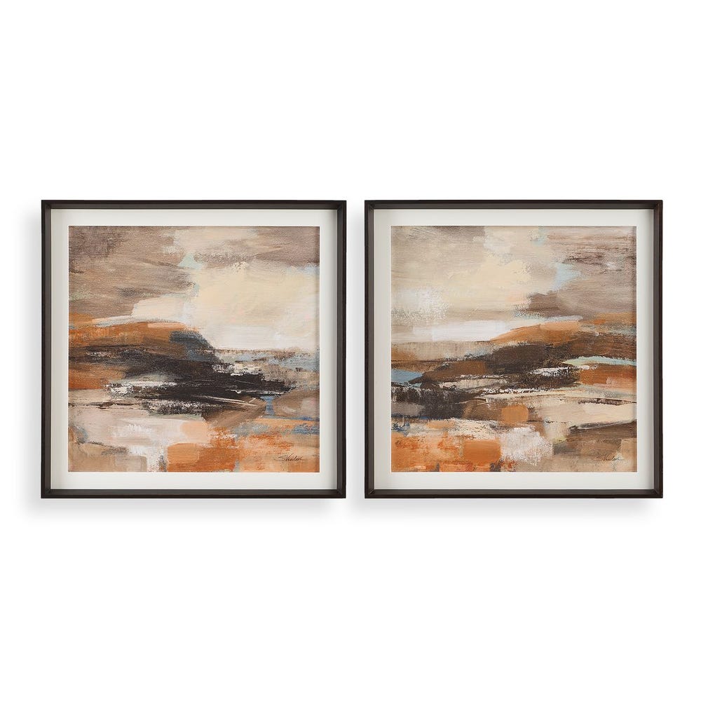 Uttermost Cinnamon Shore Framed Prints - Set of 2