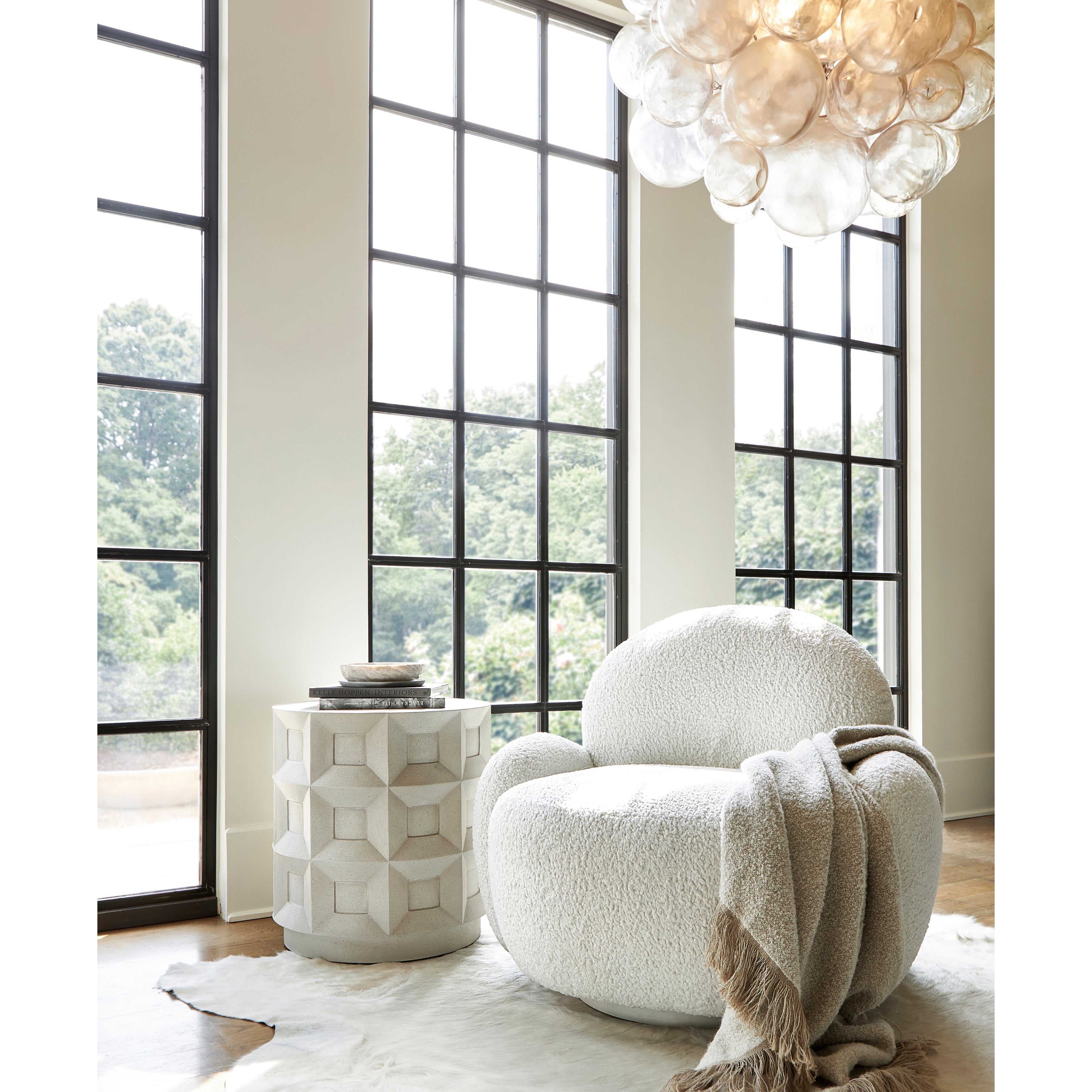 Prado Accent Table in Buff Finish by Bernhardt