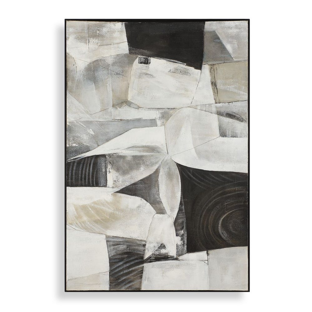 Uttermost Folding Time Framed Abstract Art