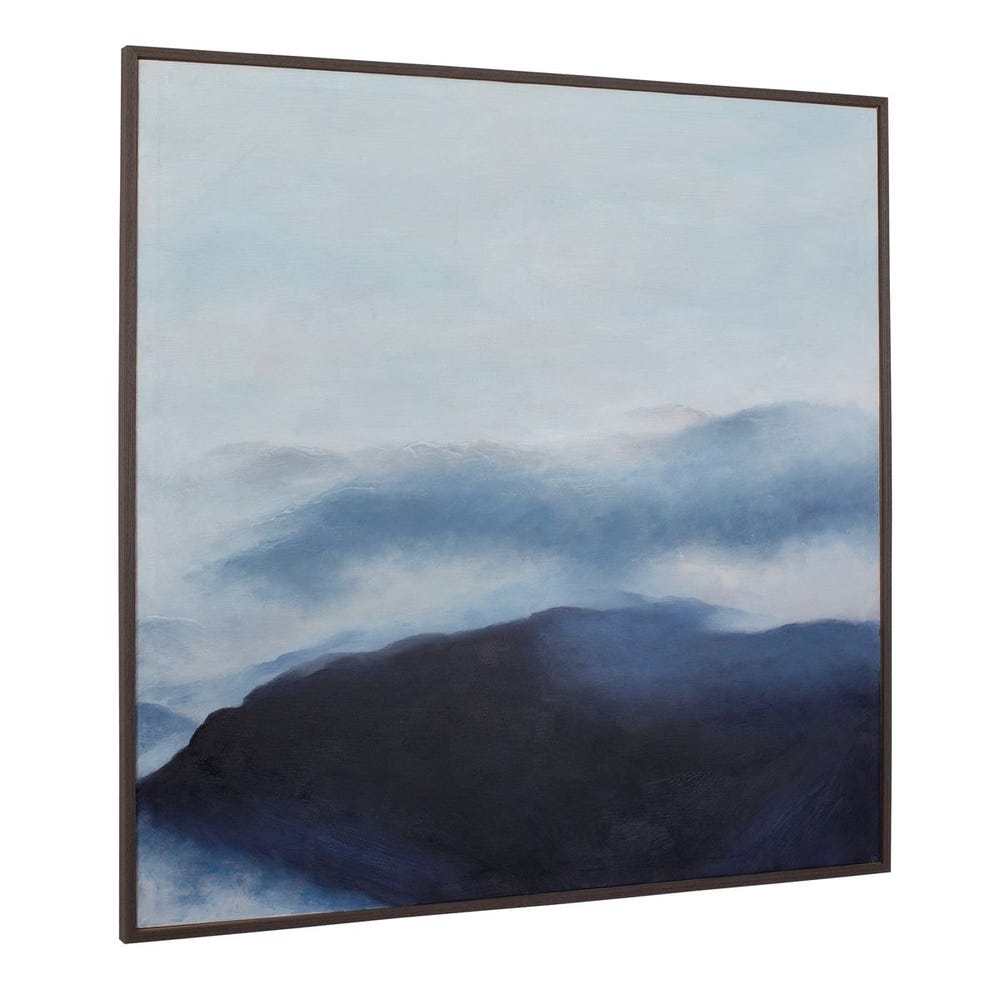 Uttermost Cold Shoulder Hand Painted Landscape Art