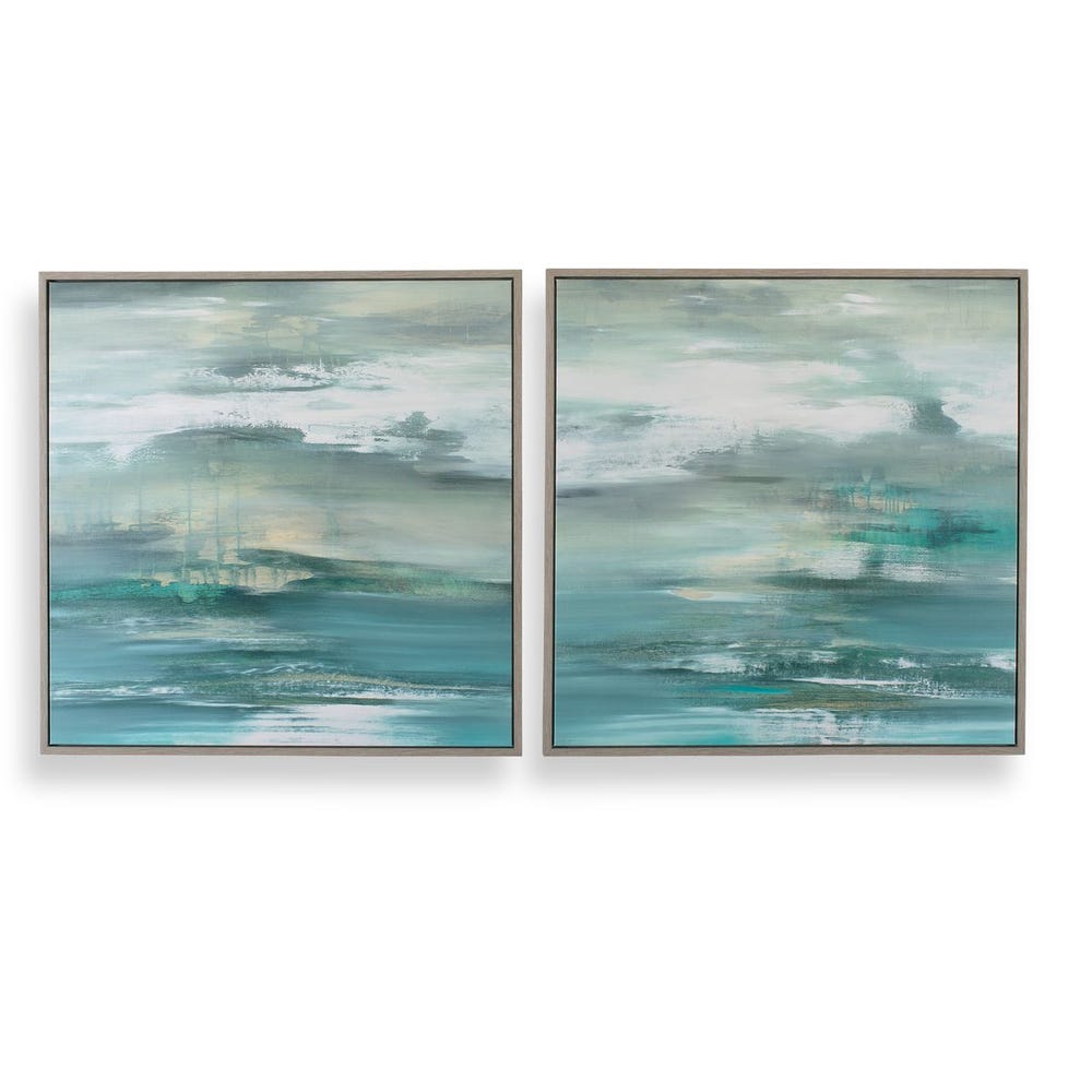 Uttermost Tranquil State of Mind Framed Canvases - Set of 2