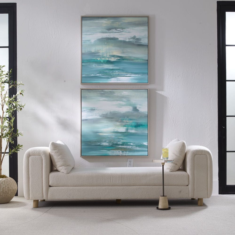 Uttermost Tranquil State of Mind Framed Canvases - Set of 2