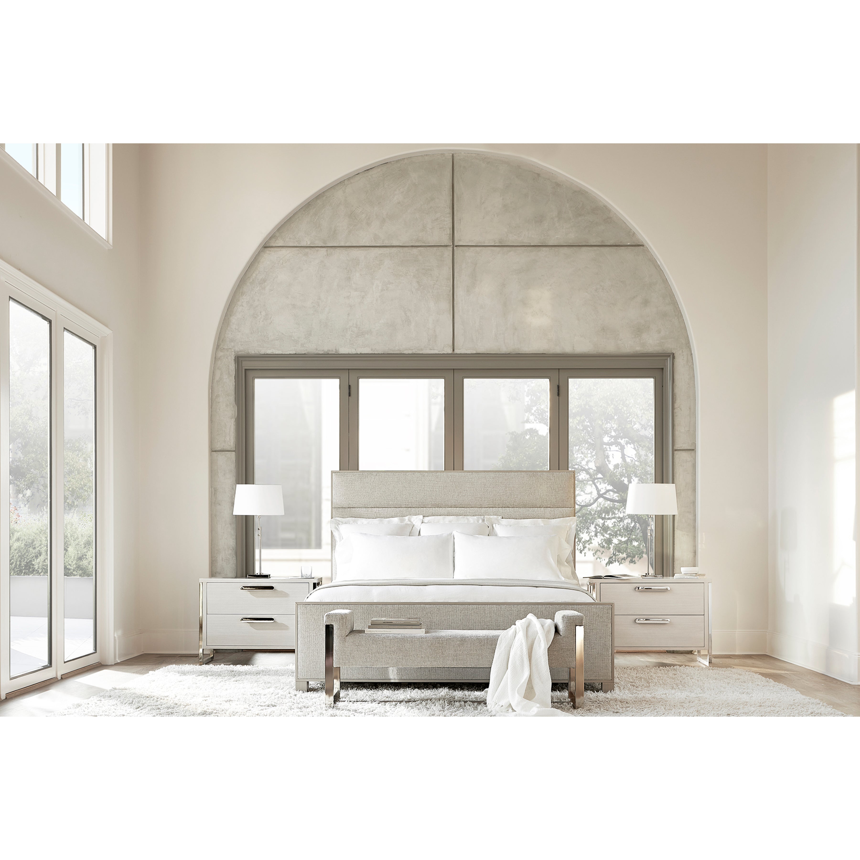 Stratum Nightstand with 2 Drawers by Bernhardt