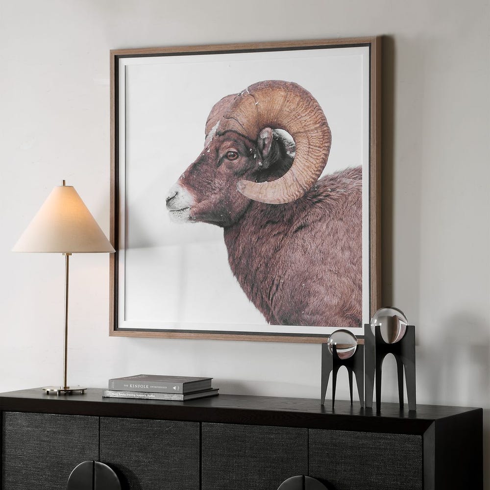 Uttermost Big Horn Sheep Framed Print
