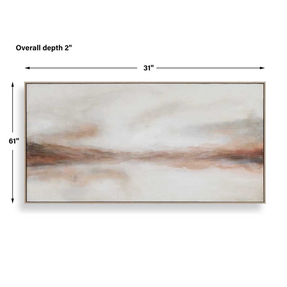 Uttermost Haze in The Horizon Landscape Painting