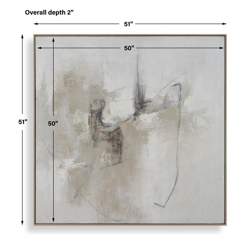 Uttermost Still Crossing Abstract Painting