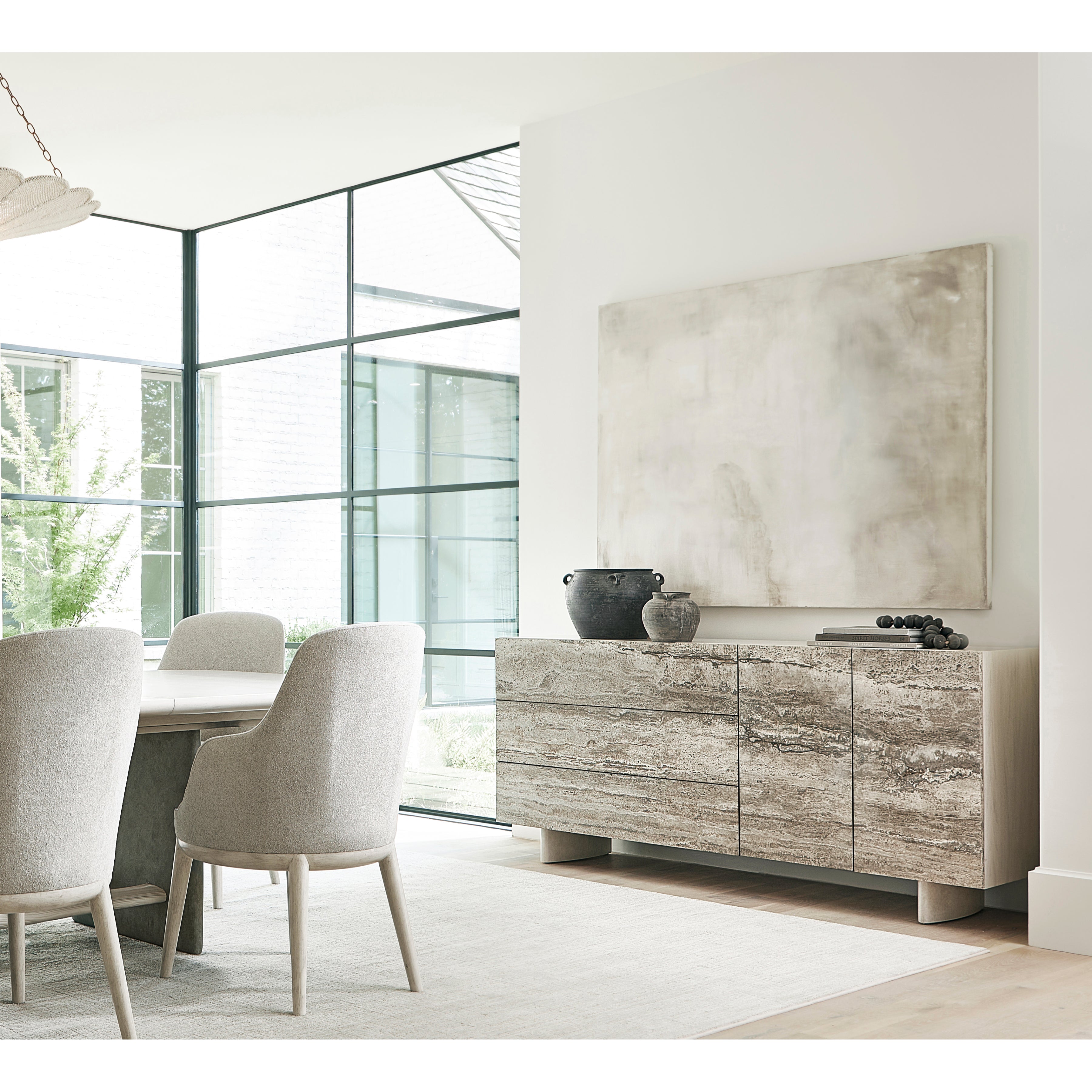 Sereno Travertine Buffet by Bernhardt