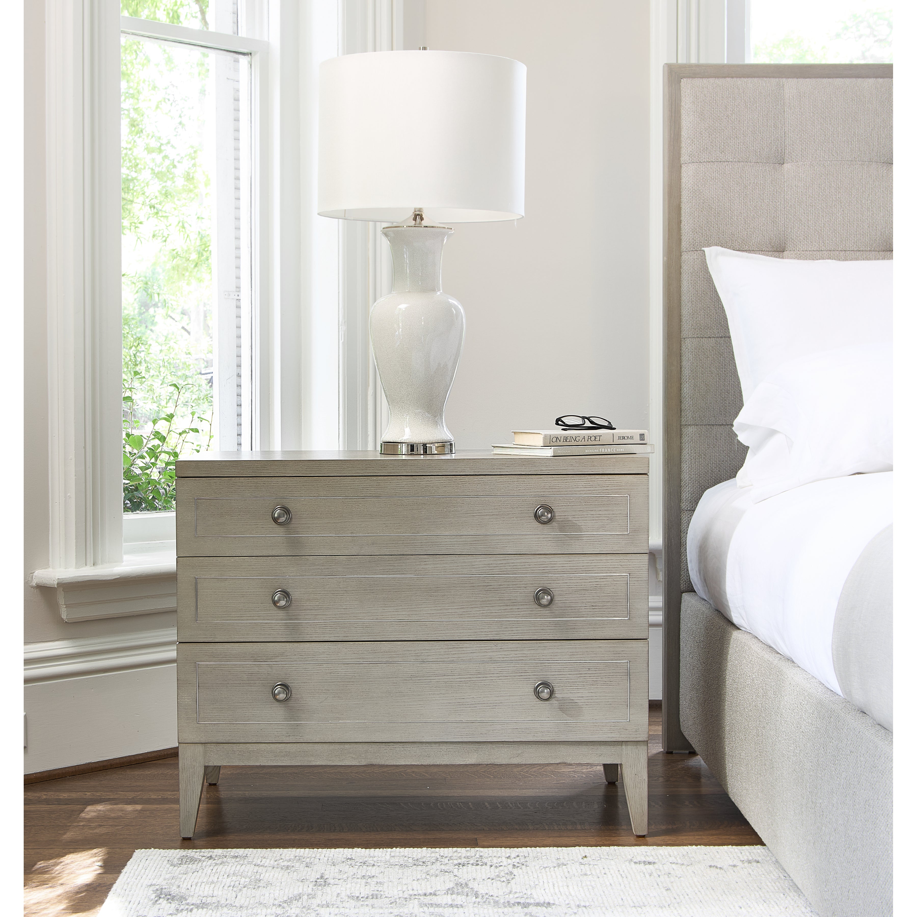 Cornelia 36" 3-Drawer Nightstand by Bernhardt