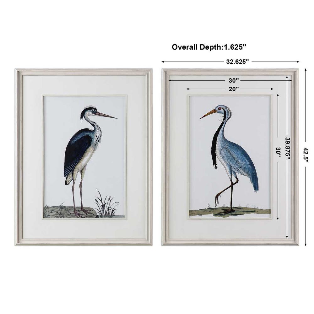 Uttermost Shore Birds Framed Prints - Set of 2