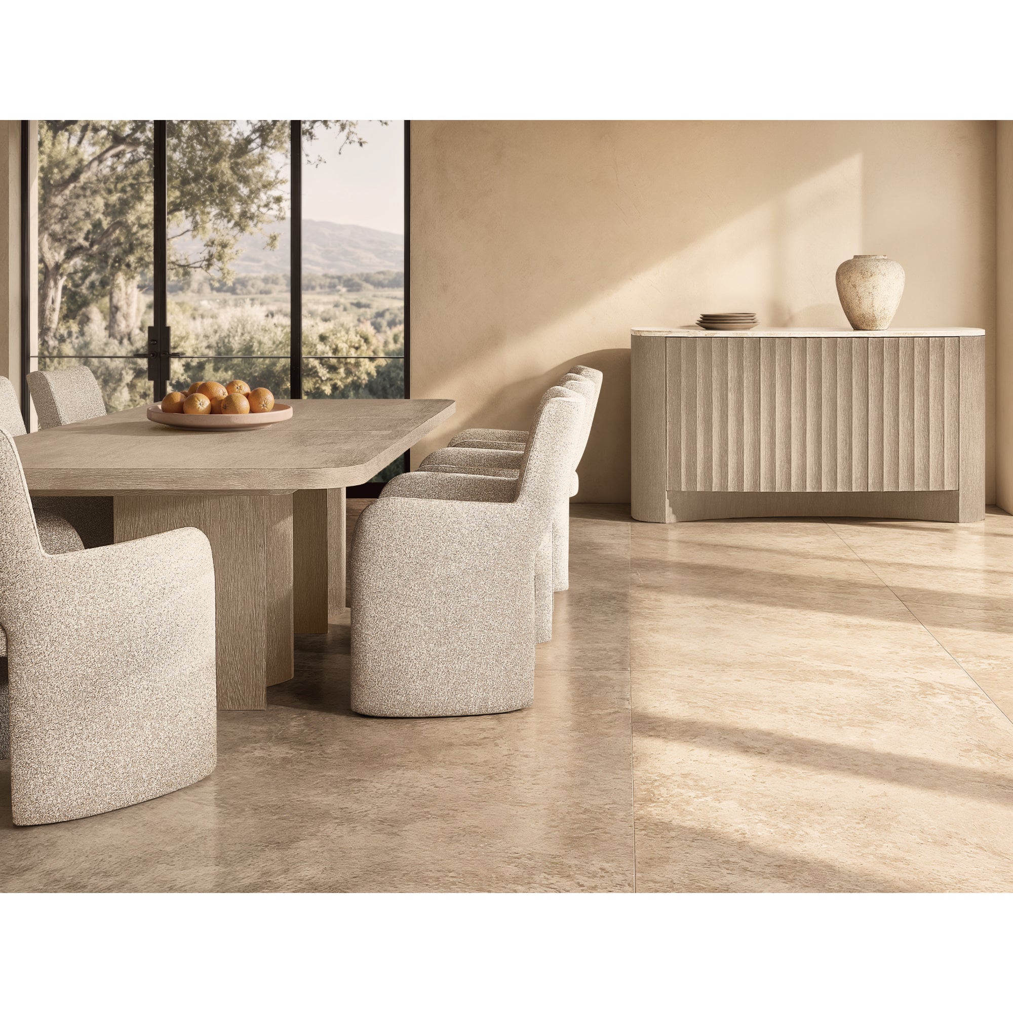 Loggia Buffet with Stone Top by Bernhardt