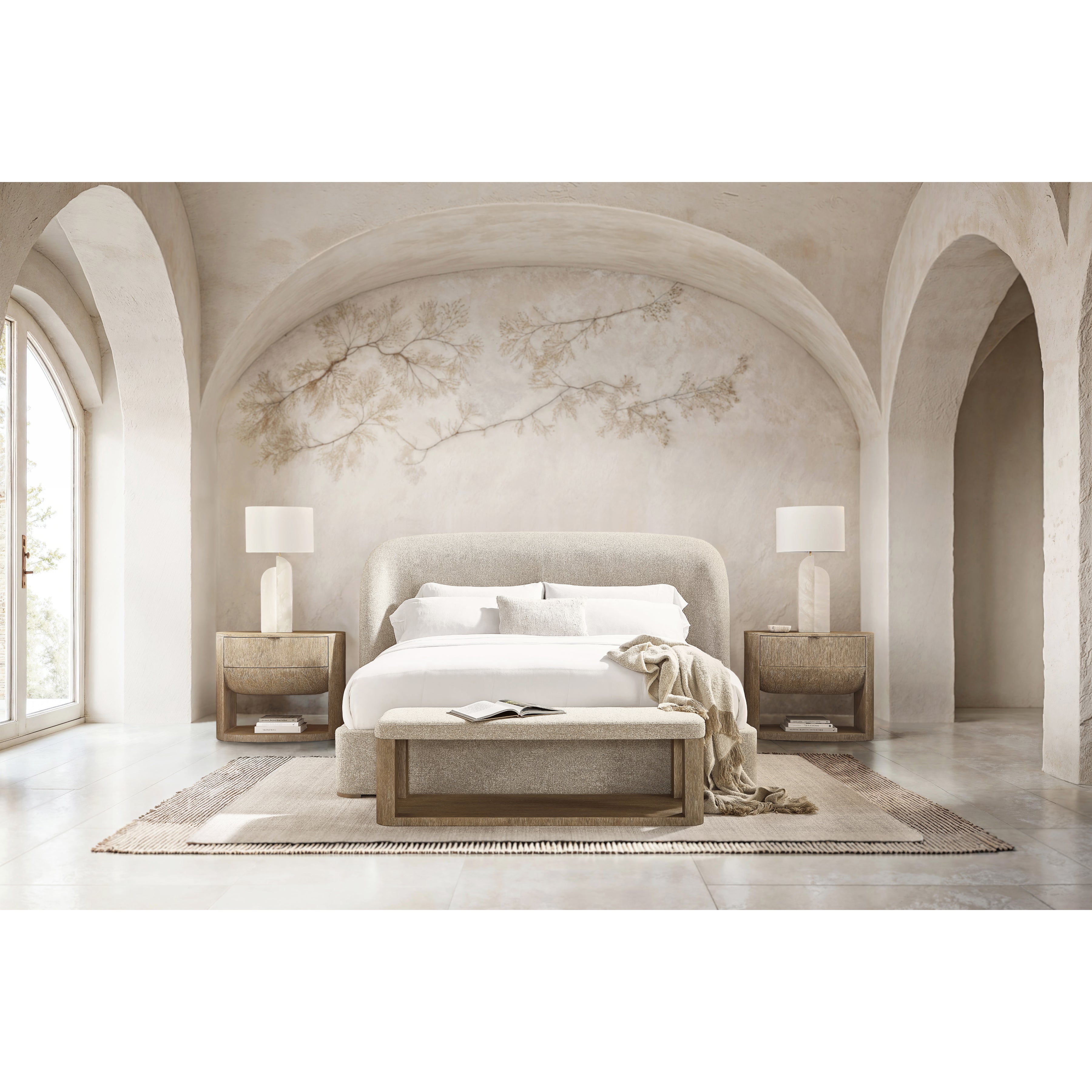 Loggia Open Base Nightstand by Bernhardt