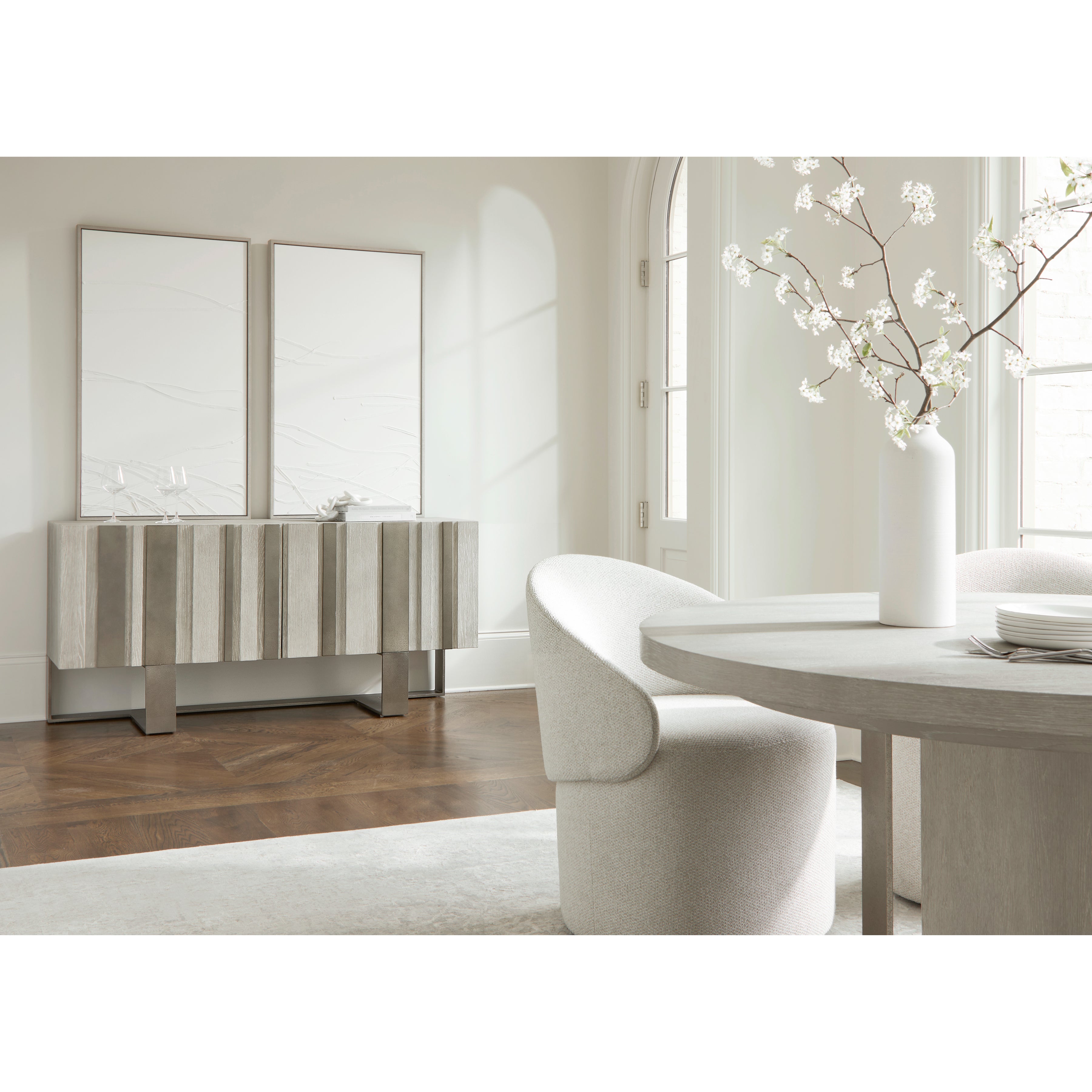 Tempo Metal Base Buffet by Bernhardt
