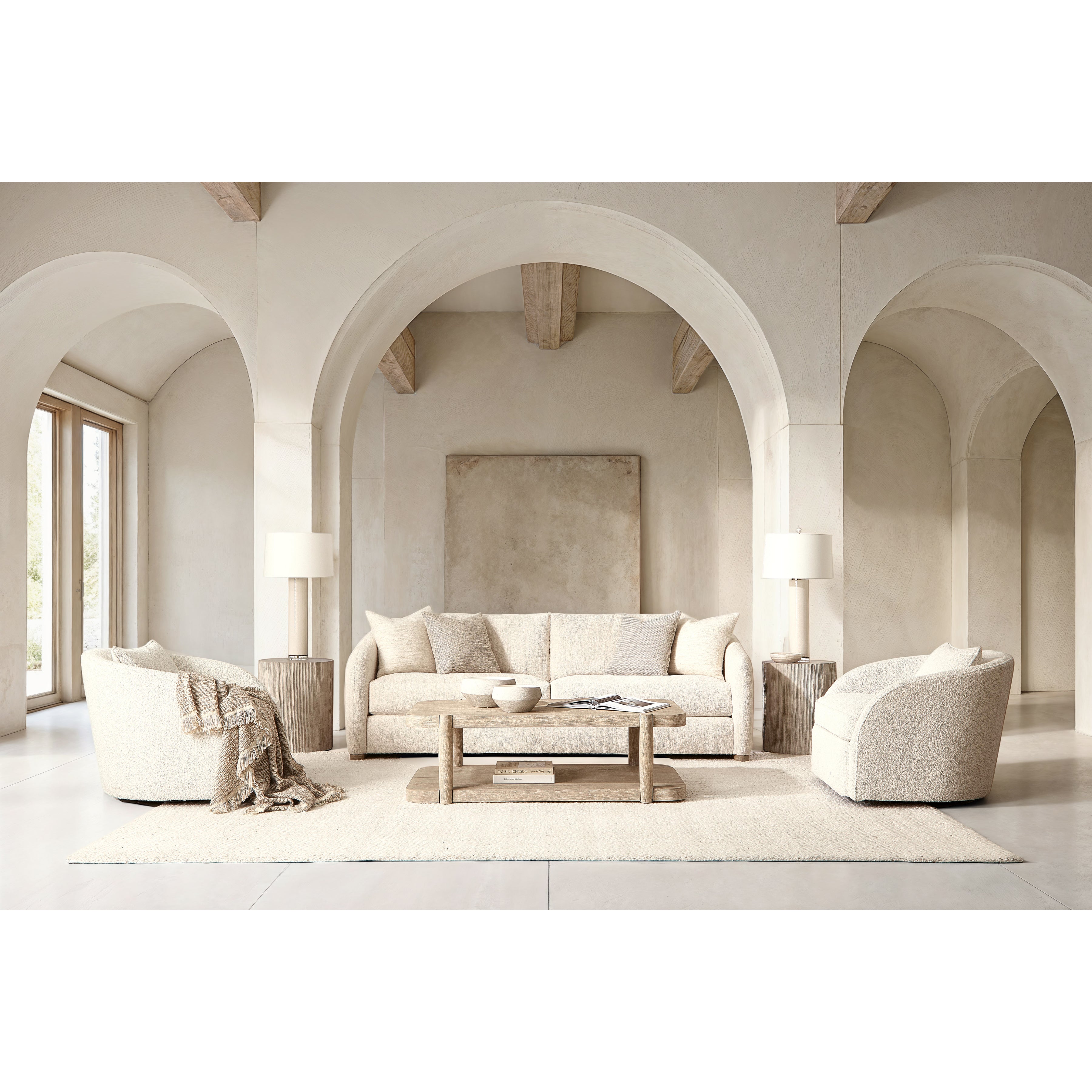 Antibes Rustic Oak Cocktail Table by Bernhardt