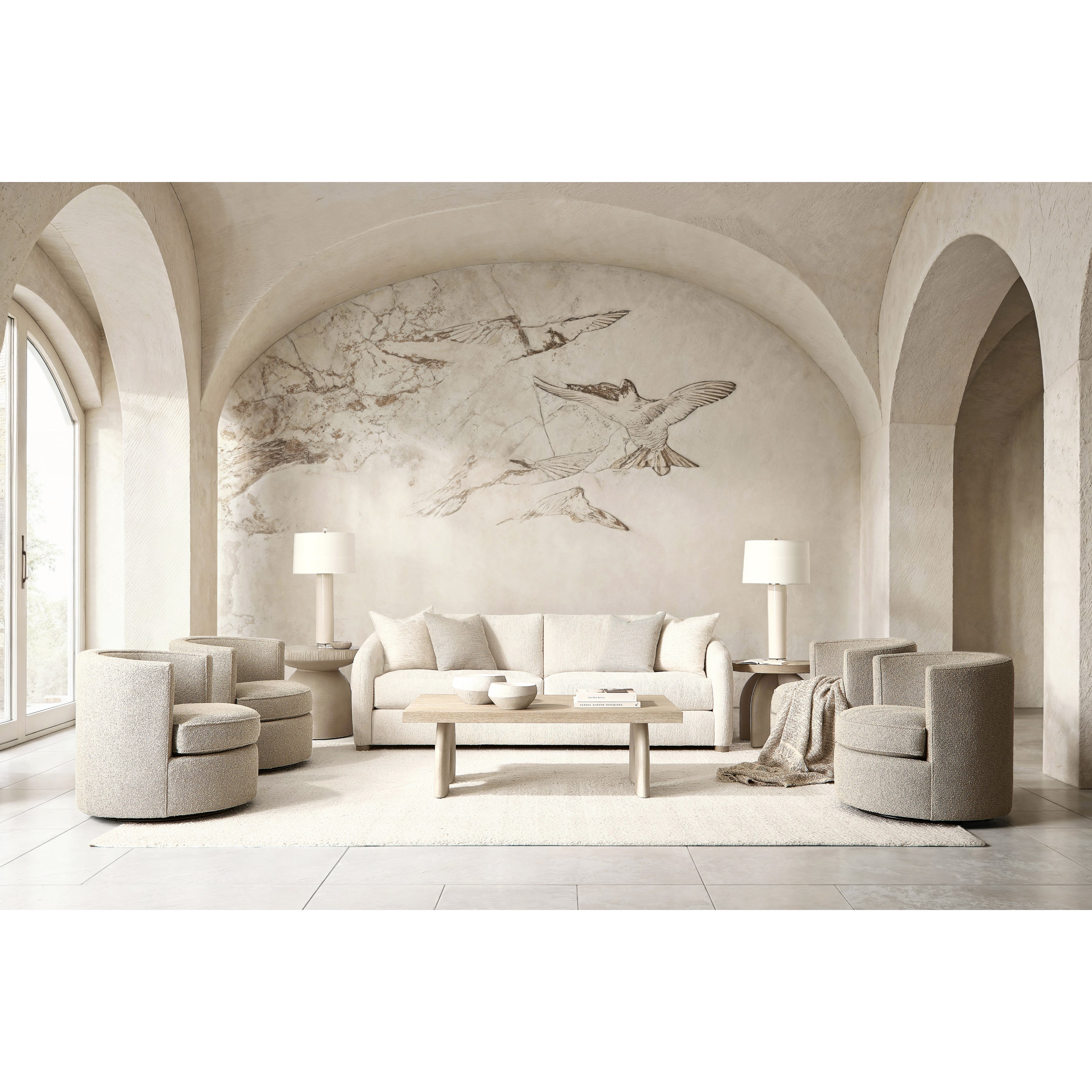 Antibes Pedestal Side Table by Bernhardt