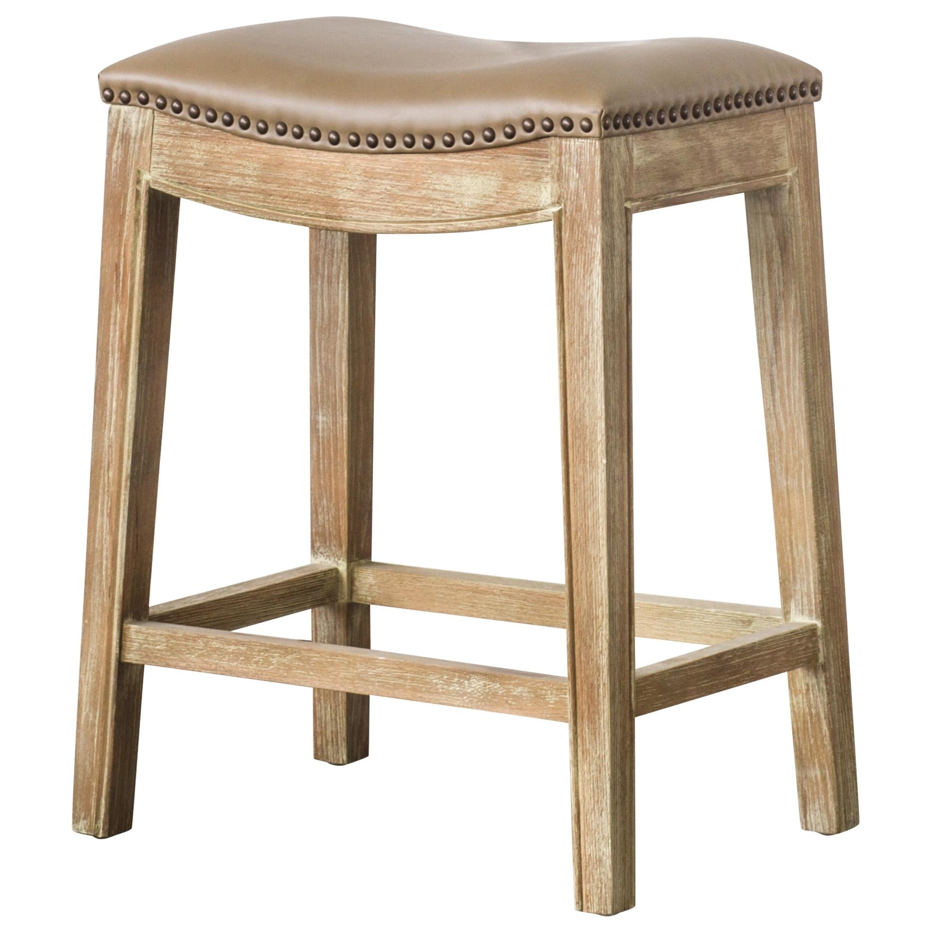 Elmo KD Bonded Leather with Weathered Smoke Legs Counter Stool Bar & Counter Stools NPD Vintage Taupe , Black Friday Sale NPD Furniture Sale, Old Bones Co, Mid Century Furniture Sale, Four Hands Furniture, Black Friday Sale Elmo KD Bonded Leather with Weathered Smoke Legs Counter Stool,Gus Sale, Perigold Elmo KD Bonded Leather with Weathered Smoke Legs Counter Stool Bar & Counter Stools Black Friday Sale , Perigold Sale Elmo KD Bonded Leather with Weathered Smoke Legs Counter Stool,Elmo KD Bonded Leather wi