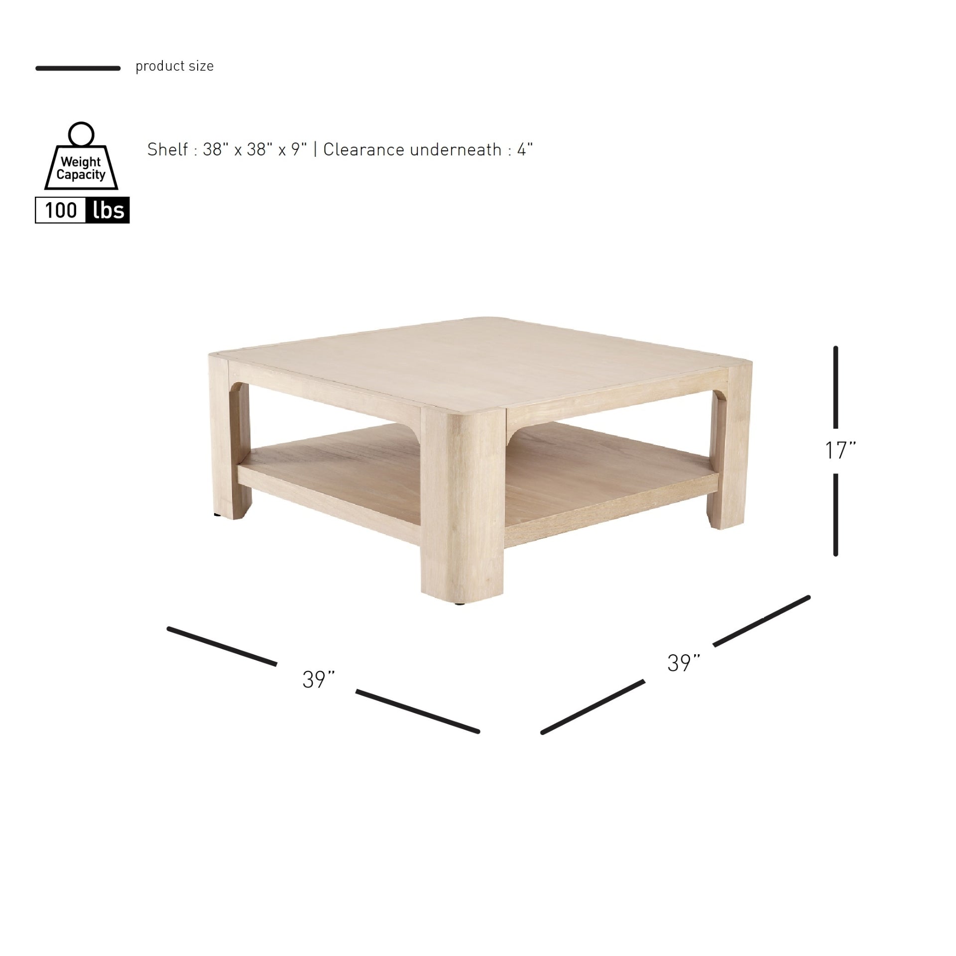 Trevin KD Square Coffee Table