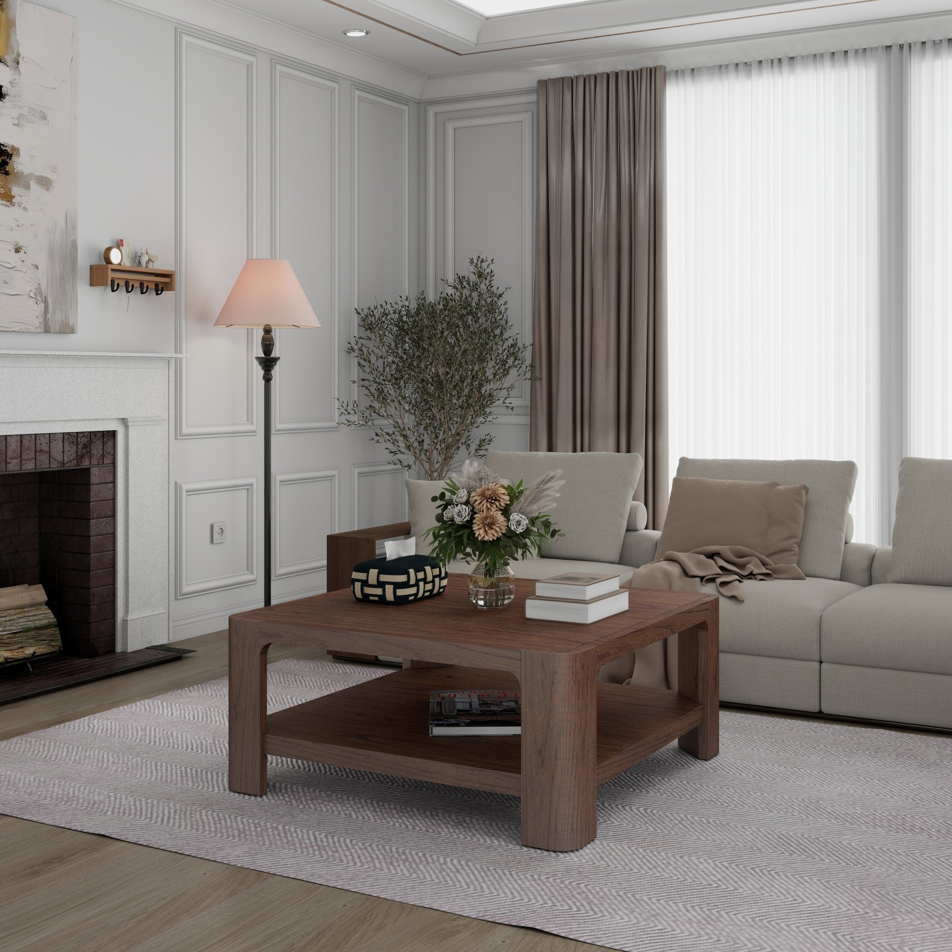 Trevin KD Square Coffee Table