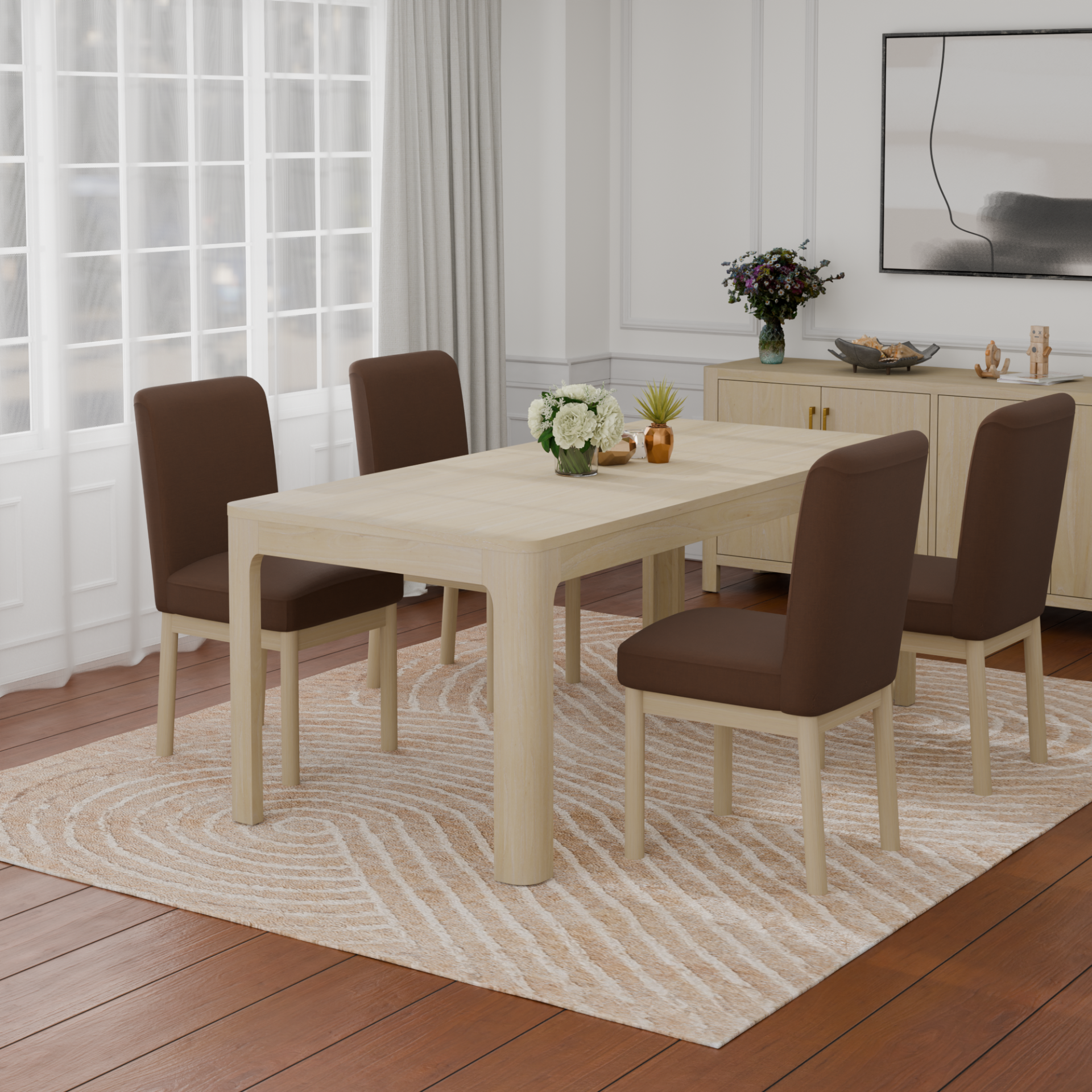 Trevin KD 79" Dining Table