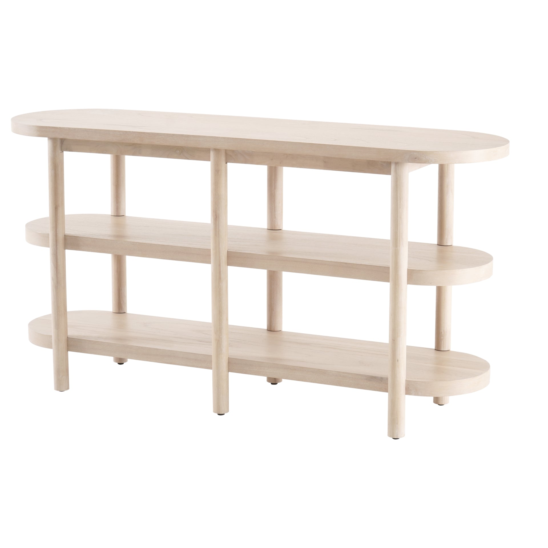 Lester Console Table with Shelves
