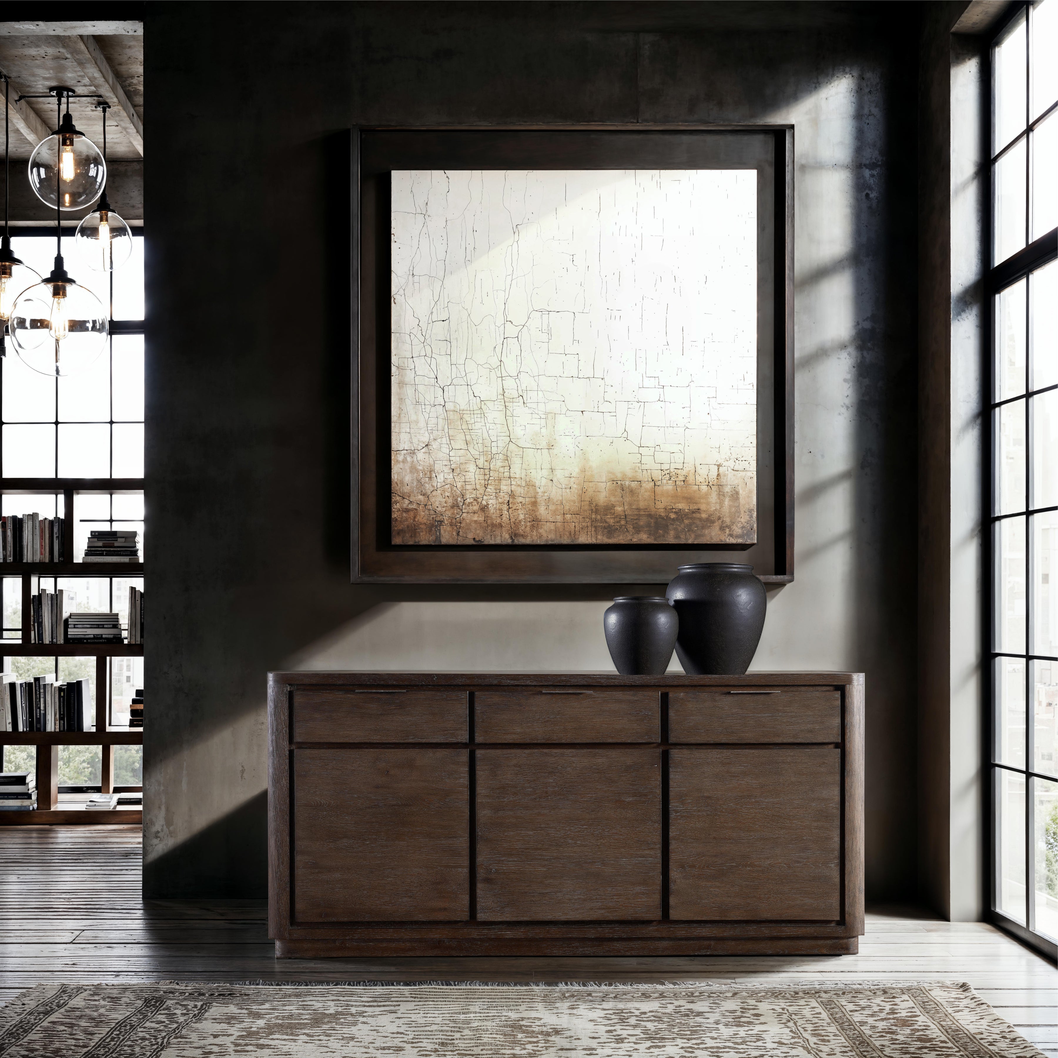Outline Wooden Buffet by Bernhardt