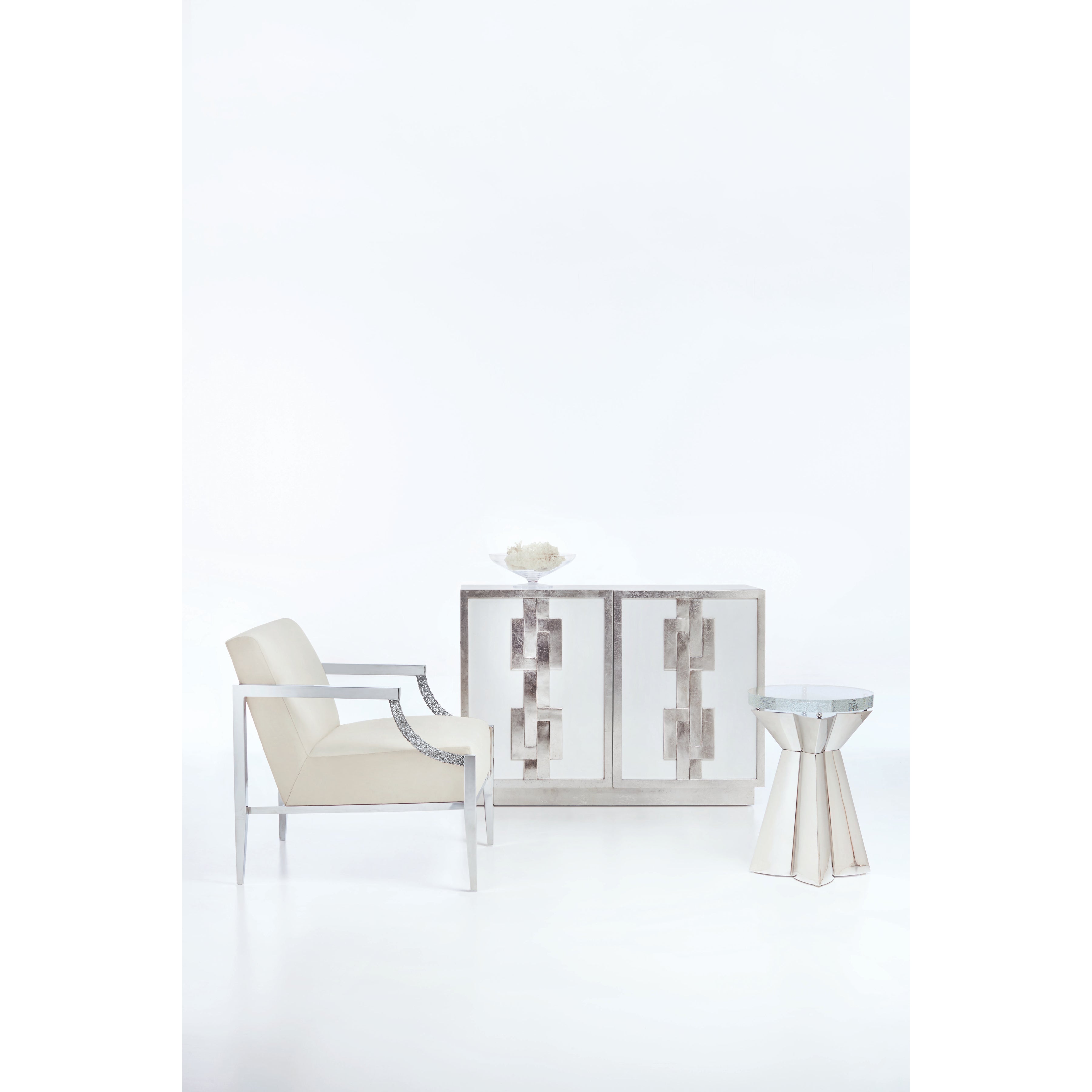 Anika Round Chairside Table by Bernhardt