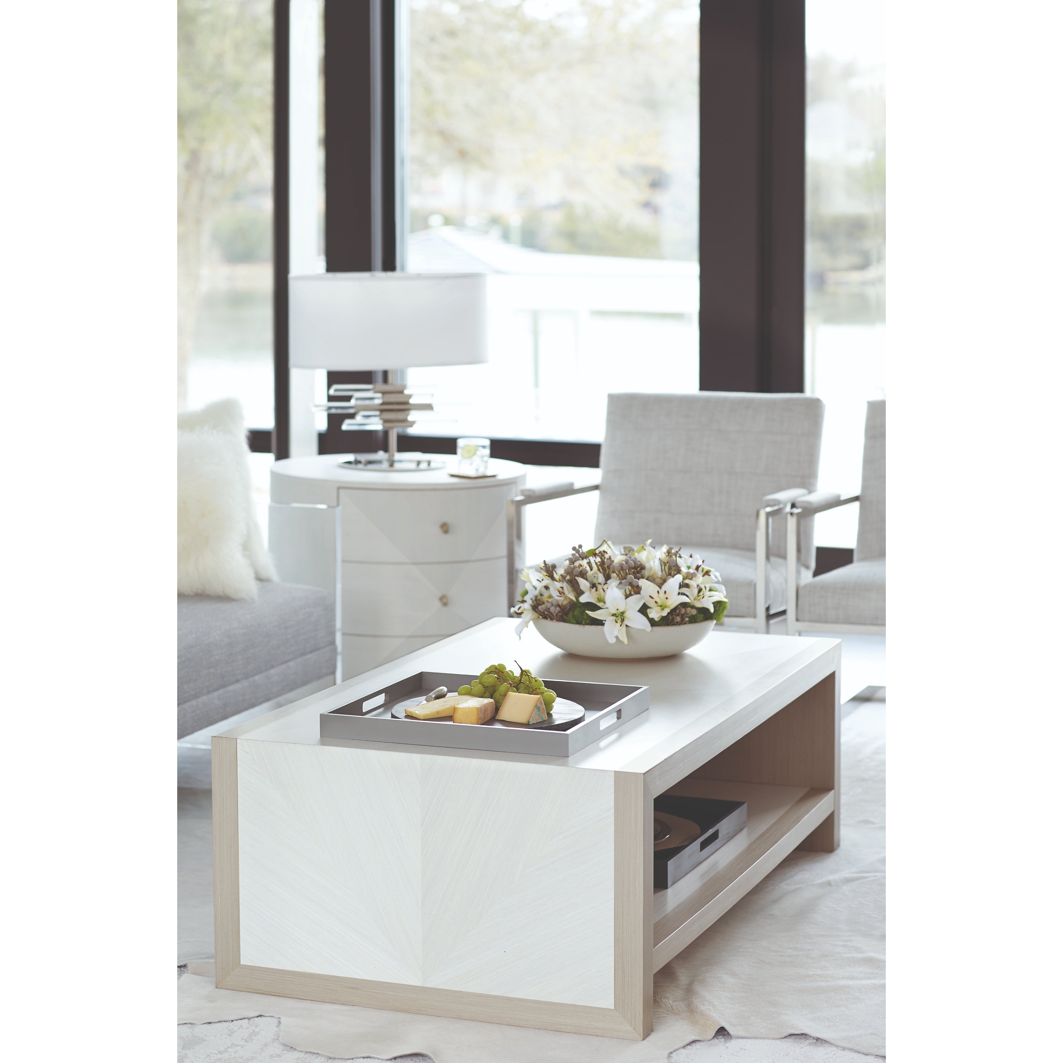 Axiom Cocktail Table by Bernhardt